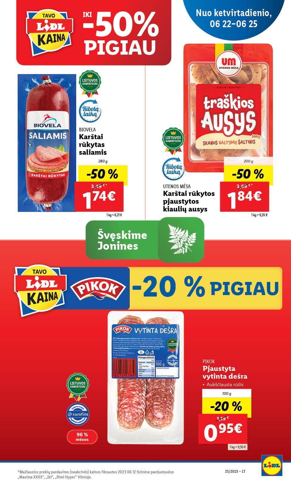 Naujausias LIDL kaininis katalogas 2023.06.19 - 2023.06.25