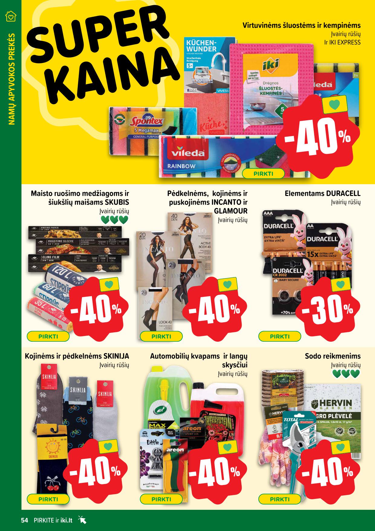 Naujausias IKI kaininis katalogas 2025.04.21 - 2025.04.27
