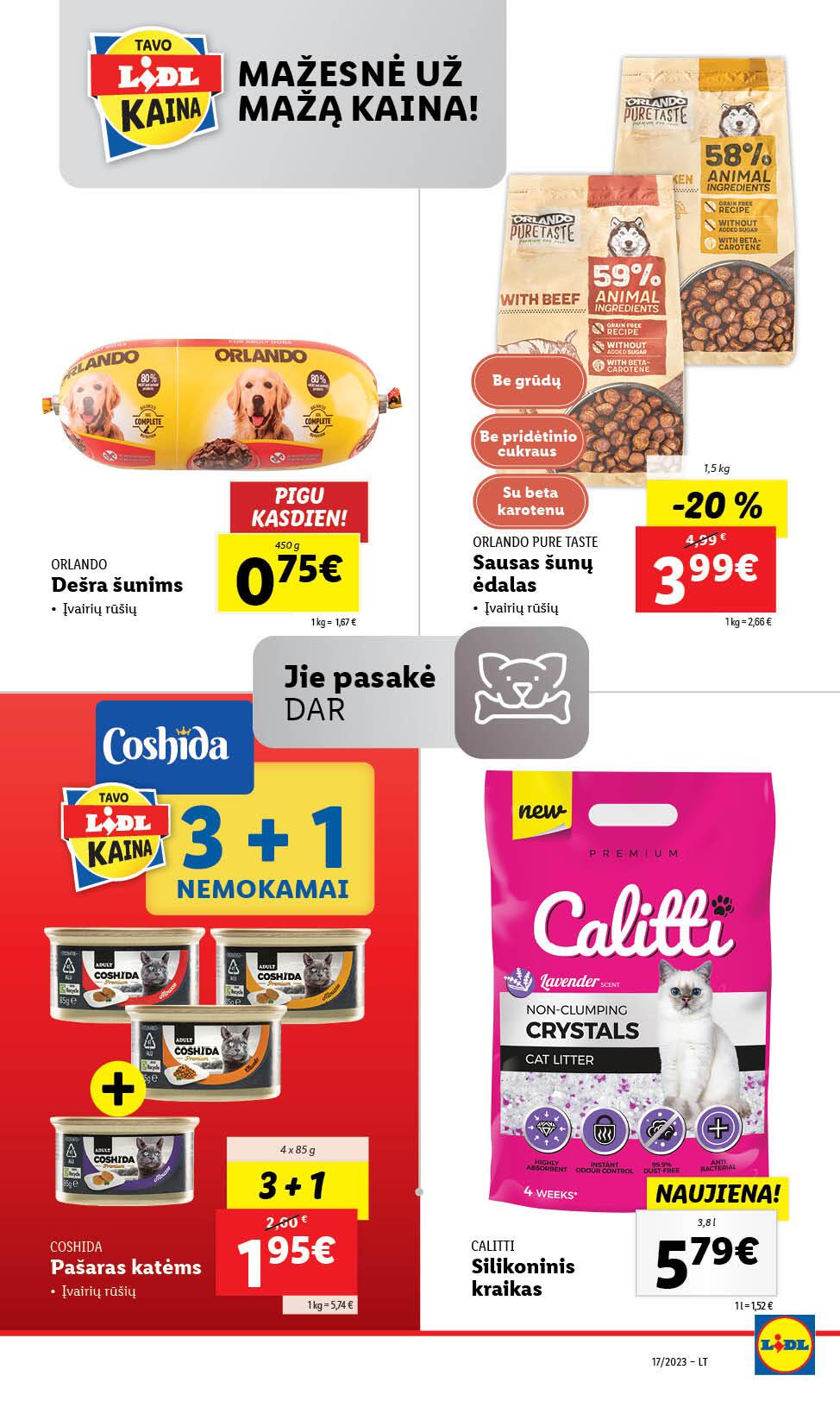 Naujausias LIDL kaininis katalogas 2023.04.24 - 2023.04.30