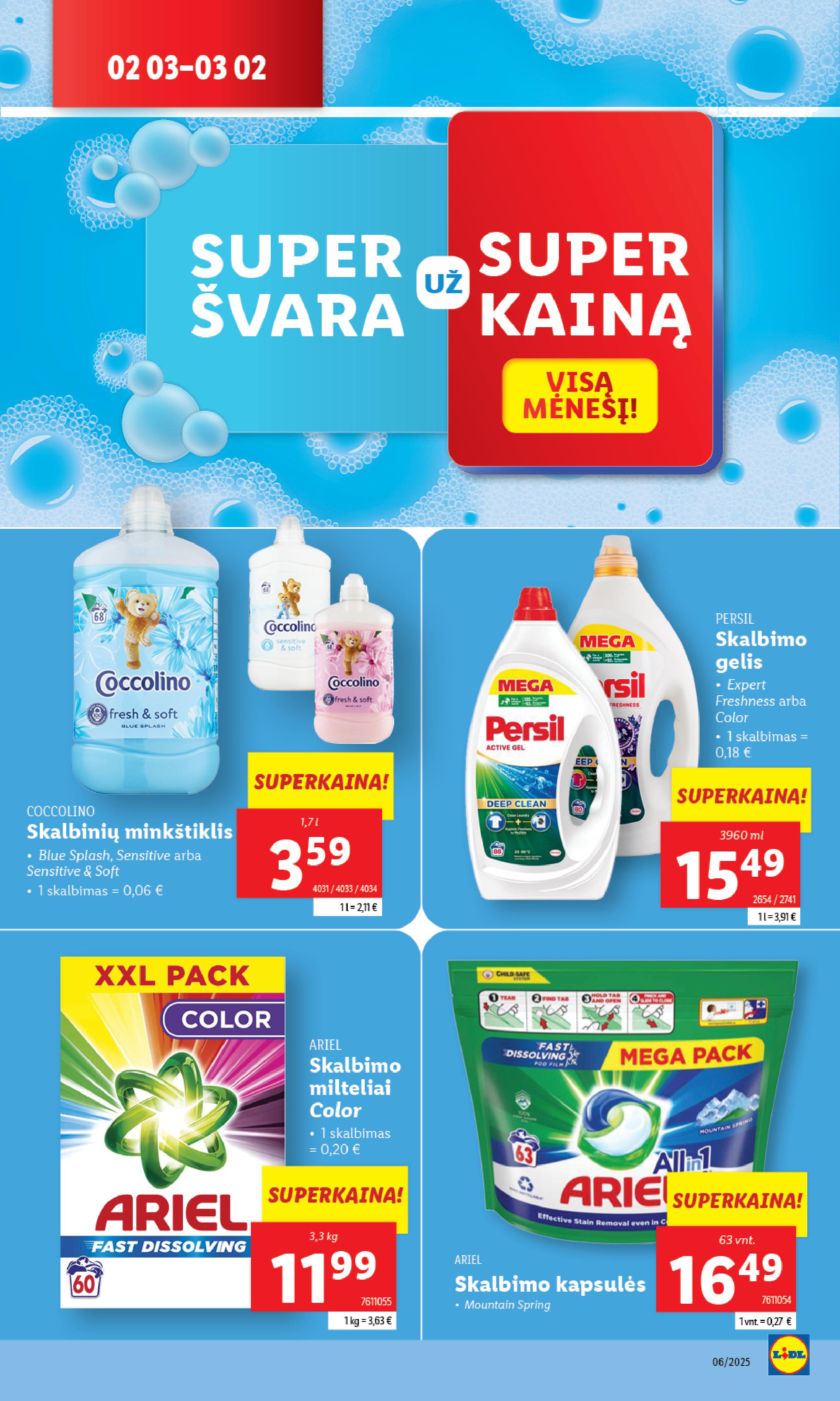 Naujausias LIDL kaininis katalogas 2025.02.03 - 2025.02.09