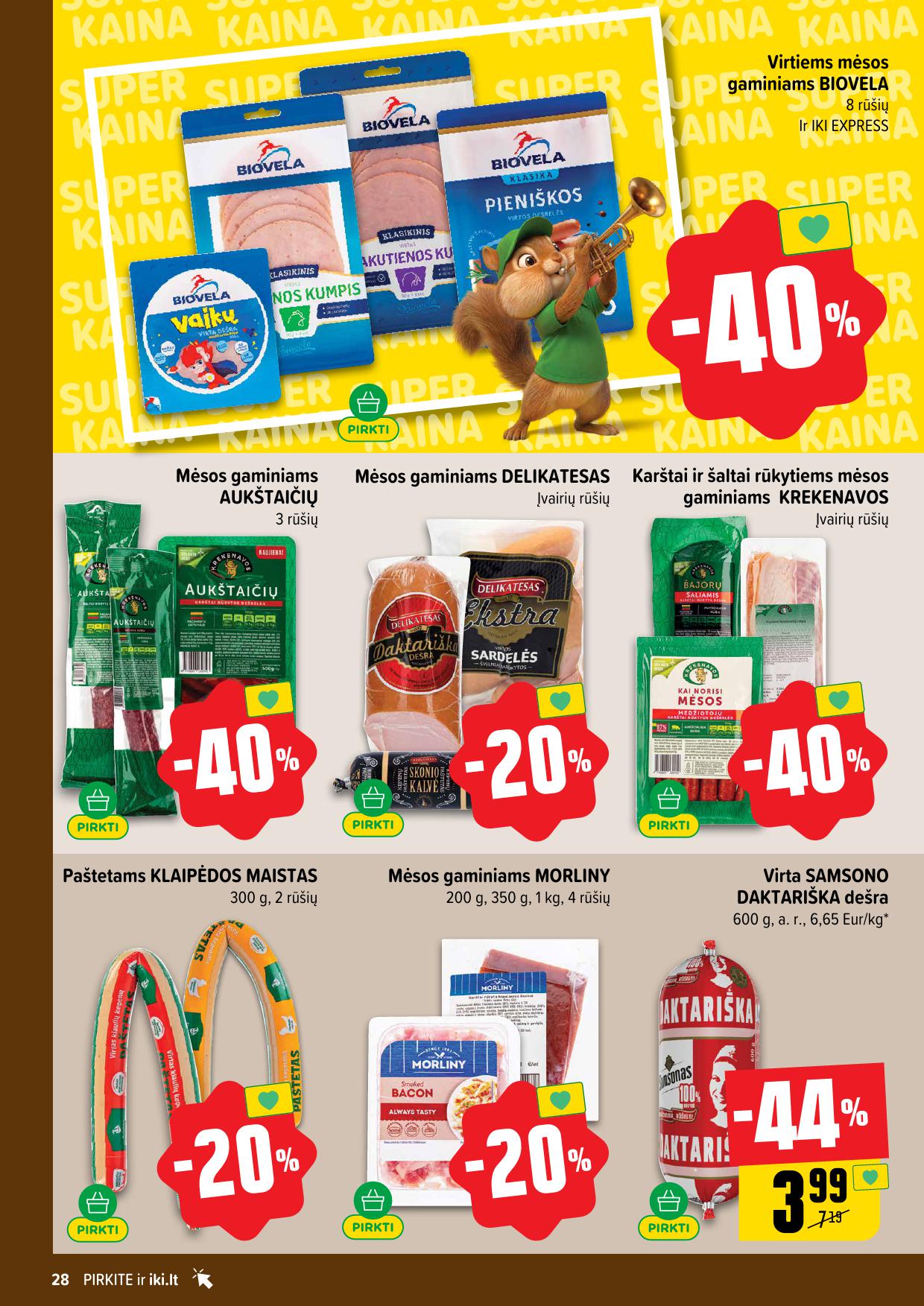 Naujausias IKI kaininis katalogas 2026.04.13 - 2026.04.19