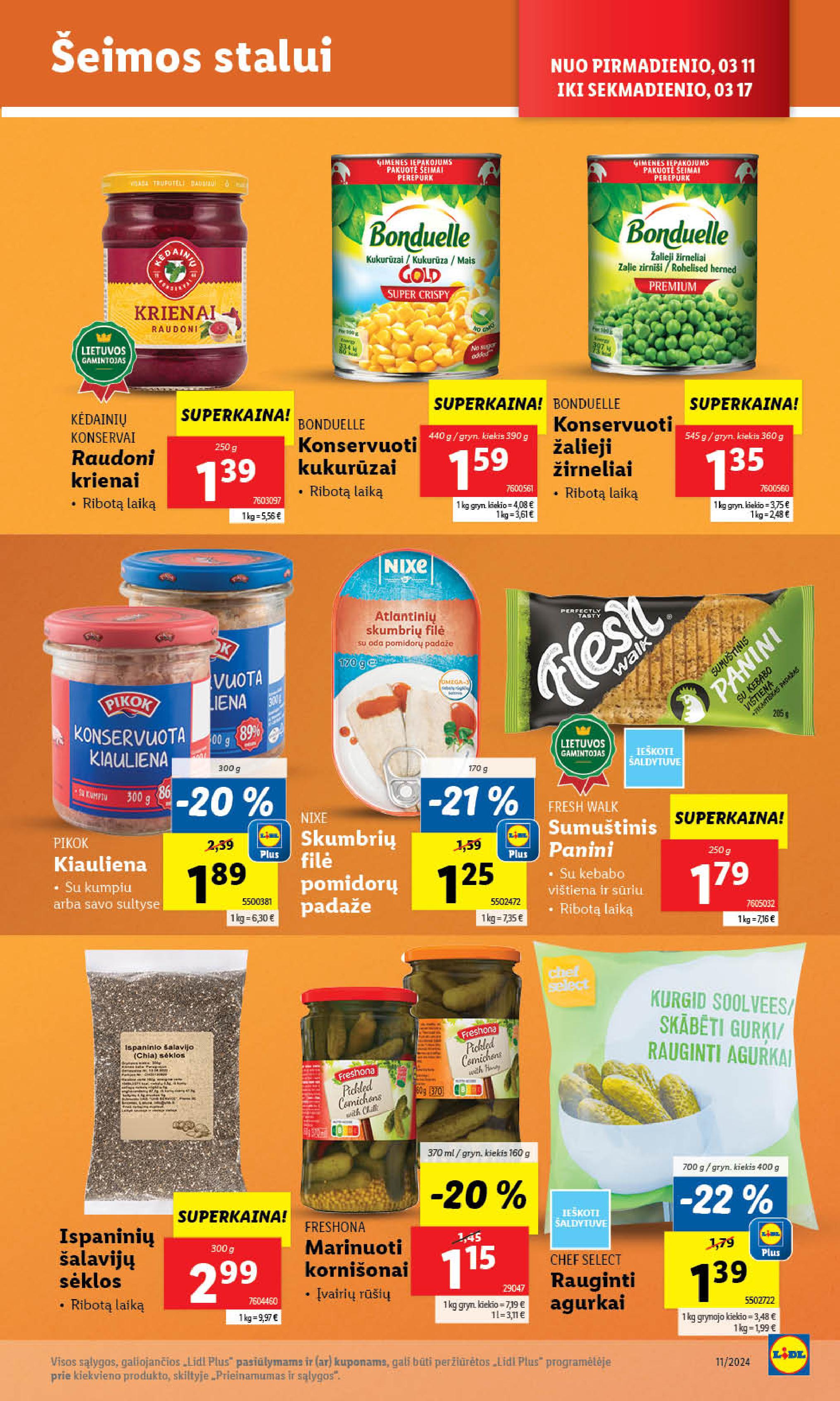 Naujausias LIDL kaininis katalogas 2024.03.11 - 2024.03.17