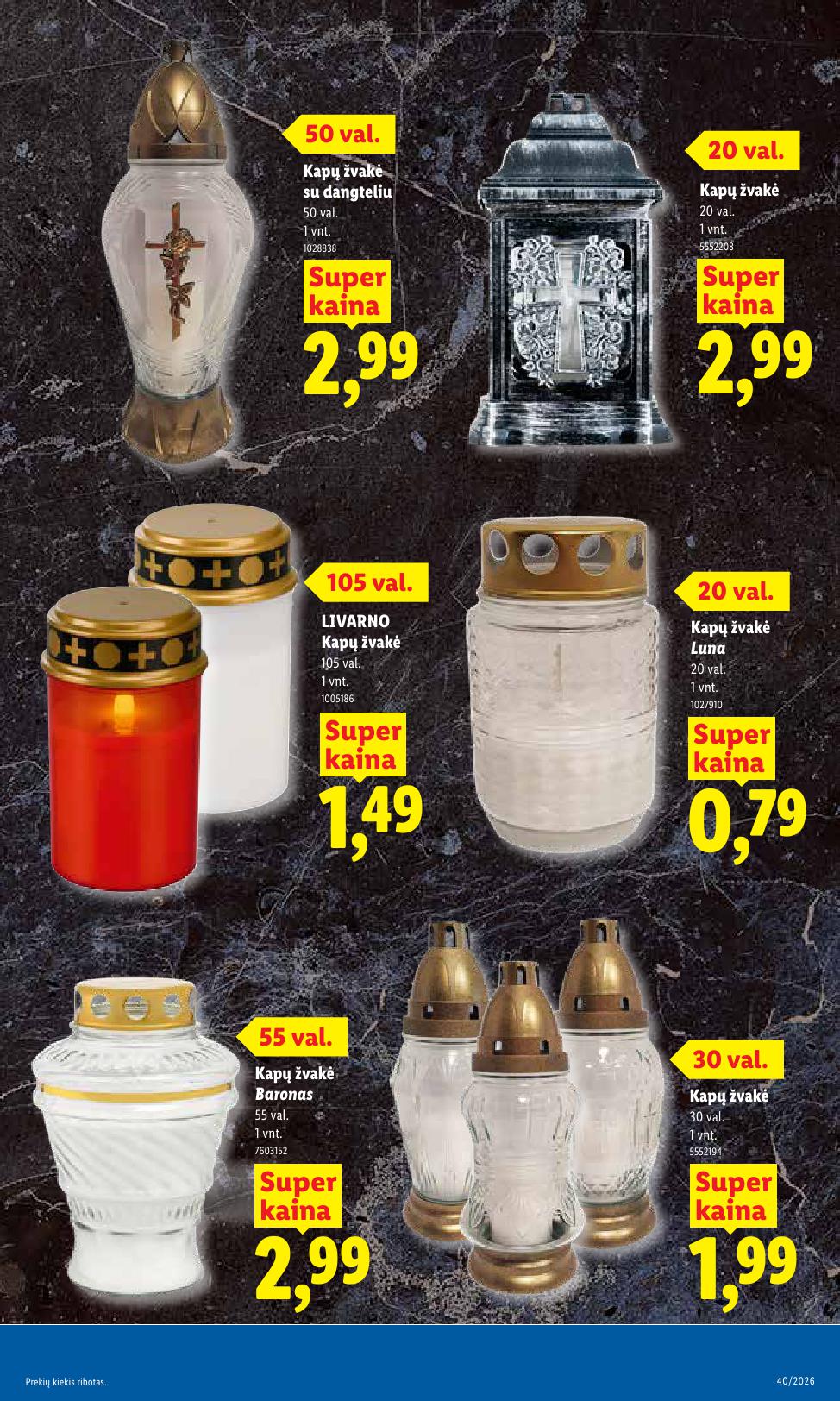 Naujausias LIDL kaininis katalogas 2026.09.28 - 2026.10.04