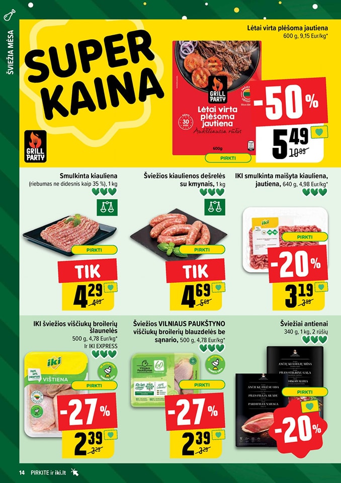 Naujausias IKI kaininis katalogas 2024.12.30 - 2025.01.05