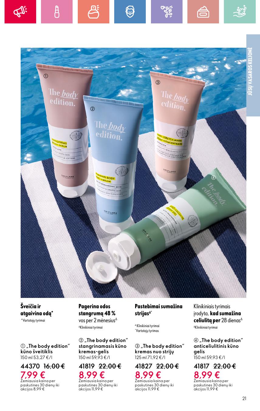 Naujas ORIFLAME katalogas galioja 2025.06.22 - 2025.07.12
