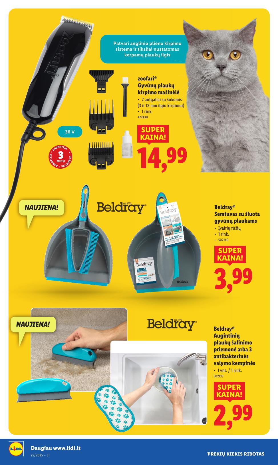 LIDL ne maisto prekių leidinys 2025.06.16 - 2025.06.22