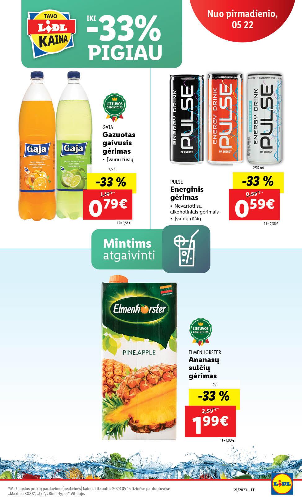 Naujausias LIDL kaininis katalogas 2023.05.22 - 2023.05.28