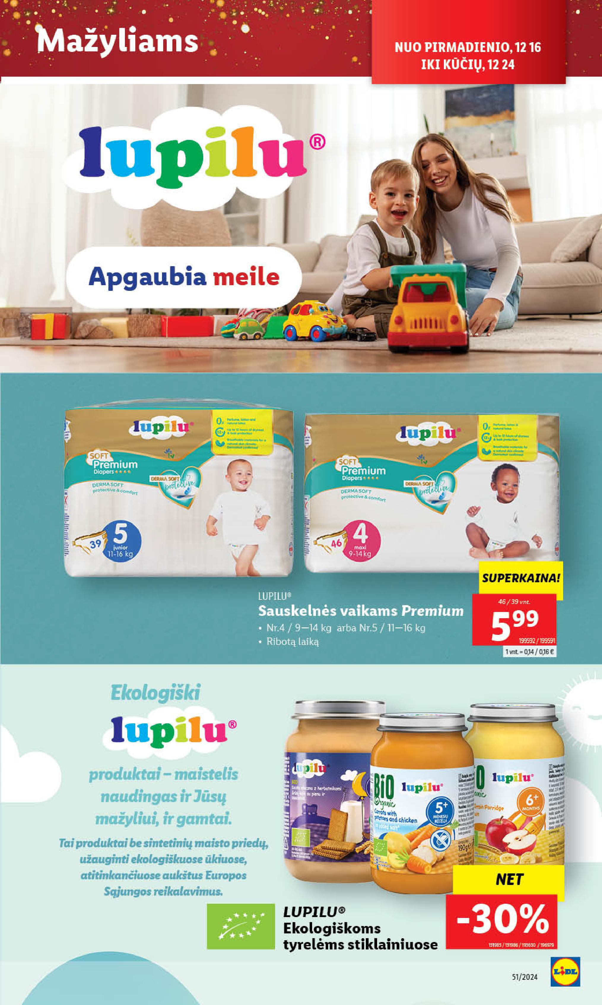 Naujausias LIDL kaininis katalogas 2024.12.16 - 2024.12.24