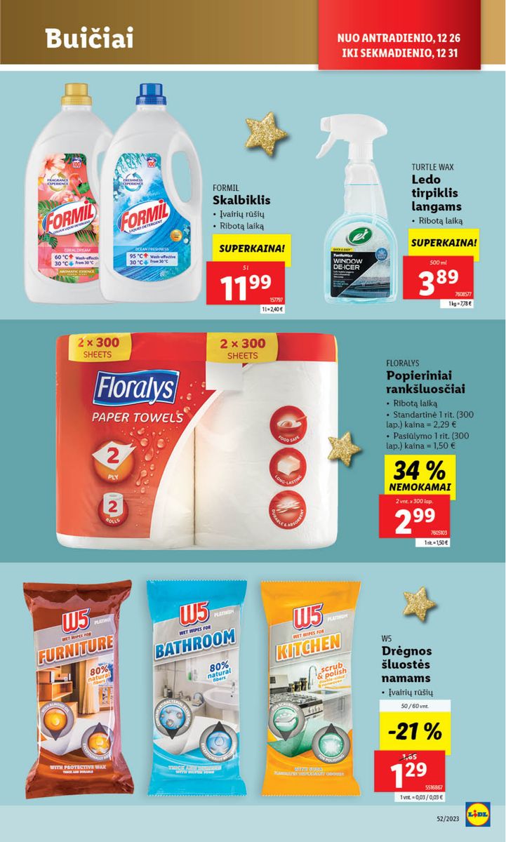 Naujausias LIDL kaininis katalogas 2023.12.26 - 2023.12.31