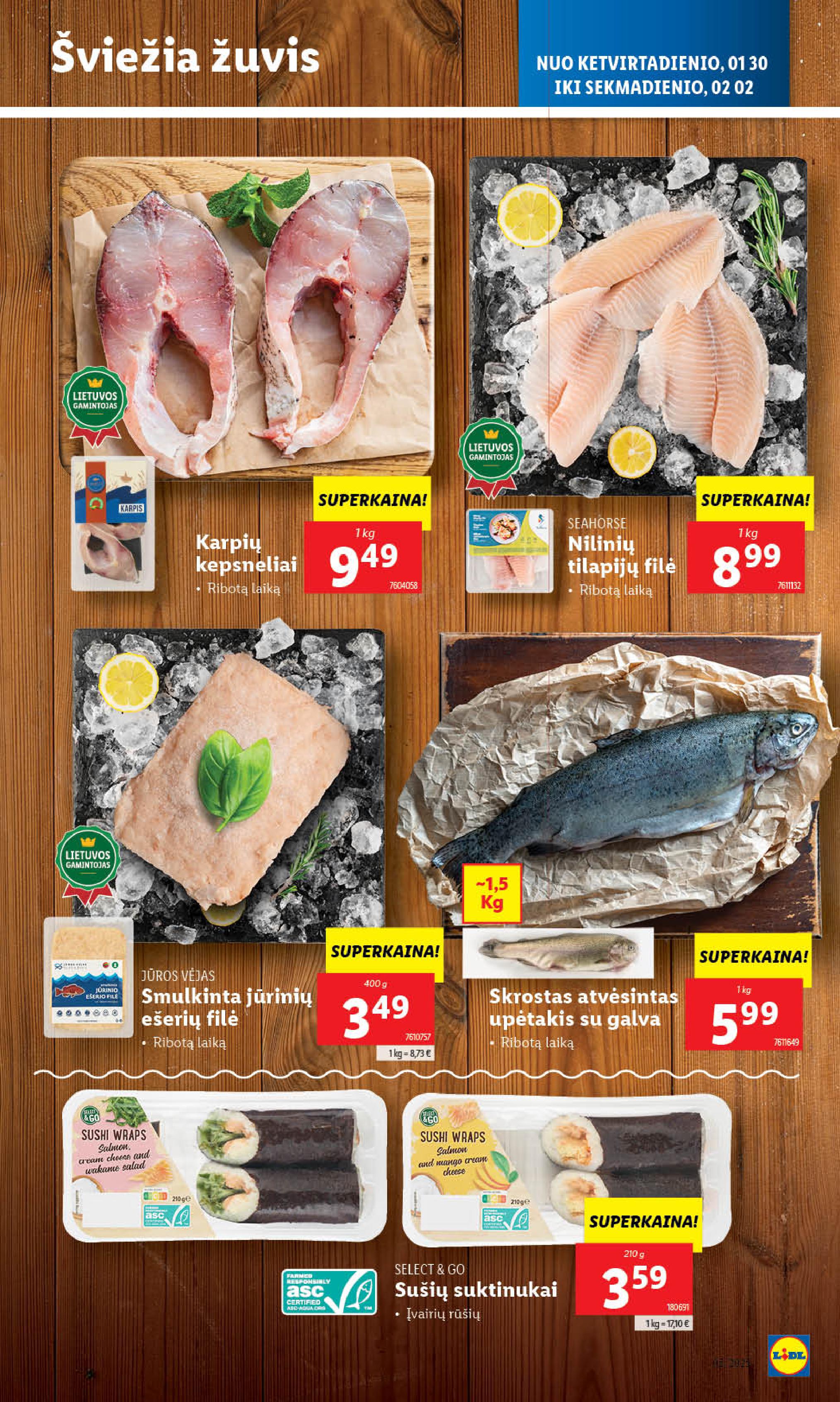 Naujausias LIDL kaininis katalogas 2025.01.27 - 2025.02.02