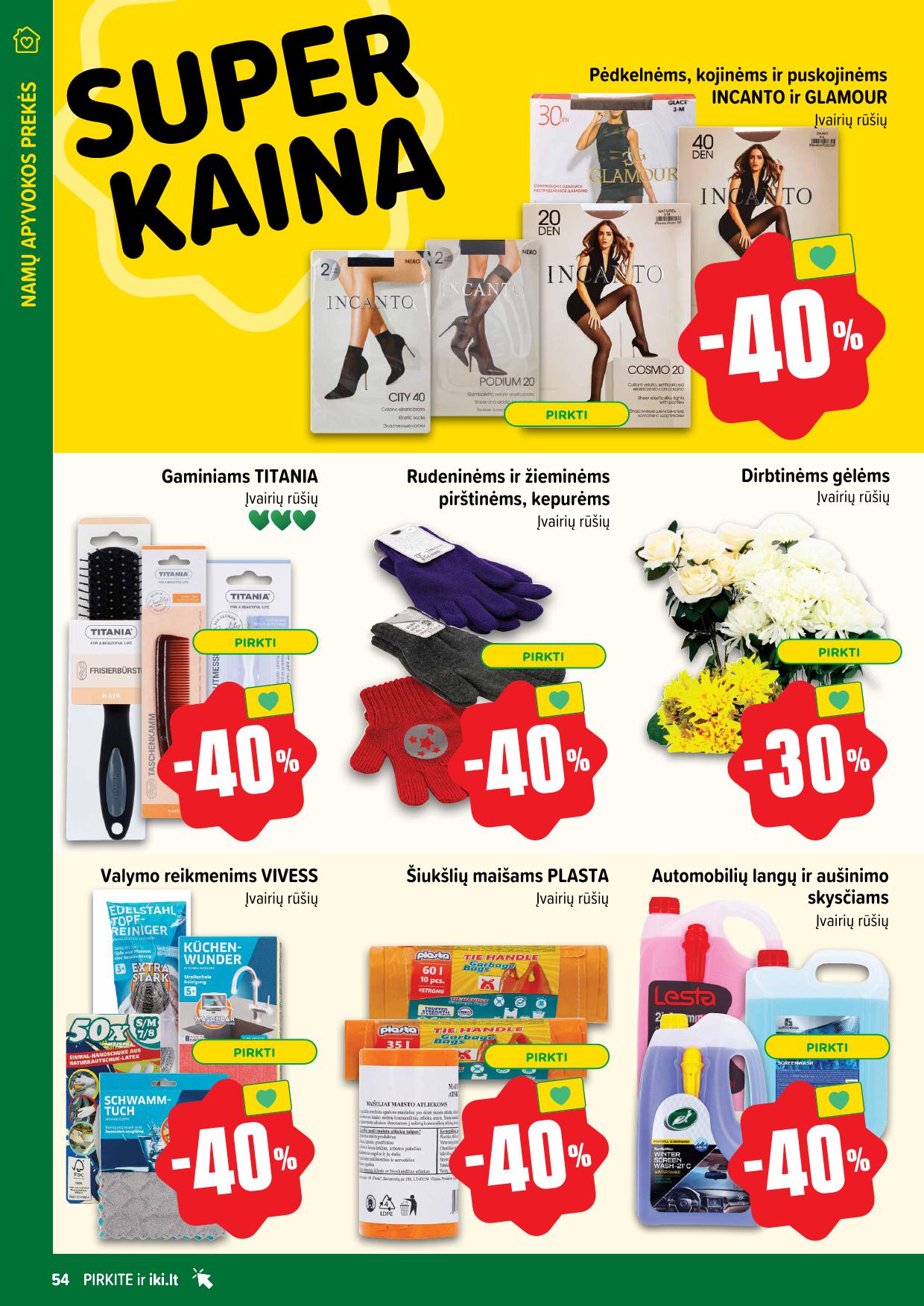 Naujausias IKI kaininis katalogas 2024.09.30 - 2024.10.06