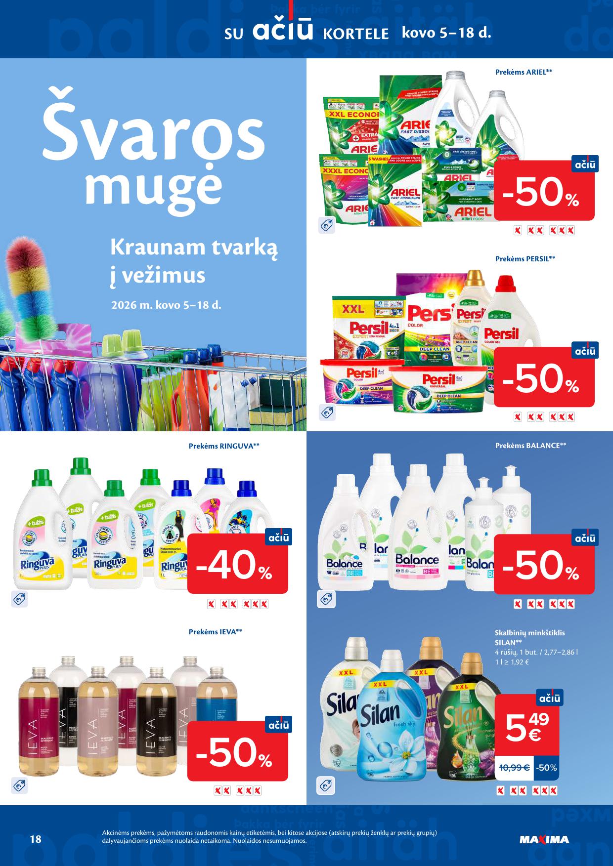 MAXIMA akcijų ir nuolaidų leidinys Nr.10 2026.03.03 - 2026.03.09