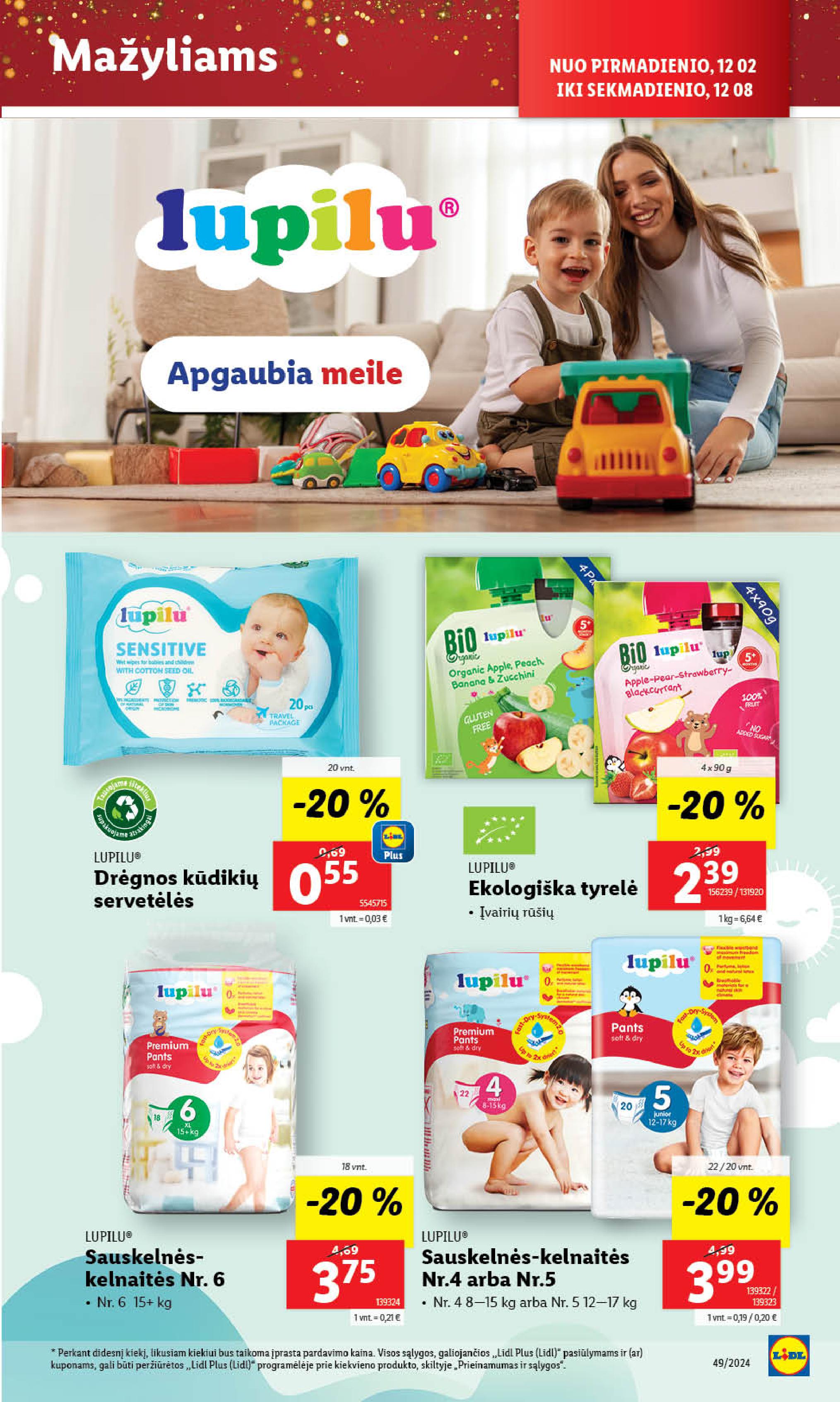 Naujausias LIDL kaininis katalogas 2024.12.02 - 2024.12.08