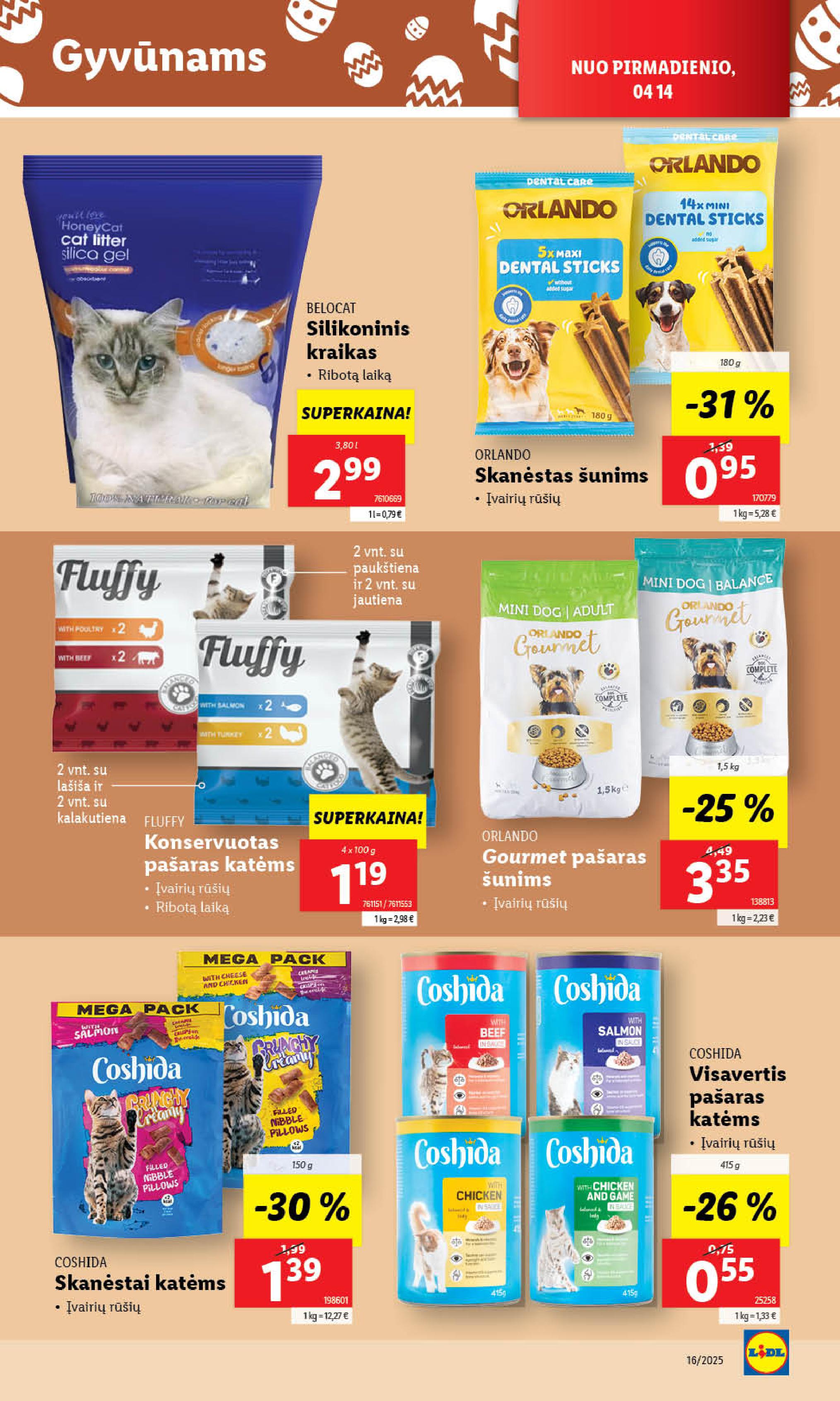 Naujausias LIDL kaininis katalogas 2025.04.14 - 2025.04.19