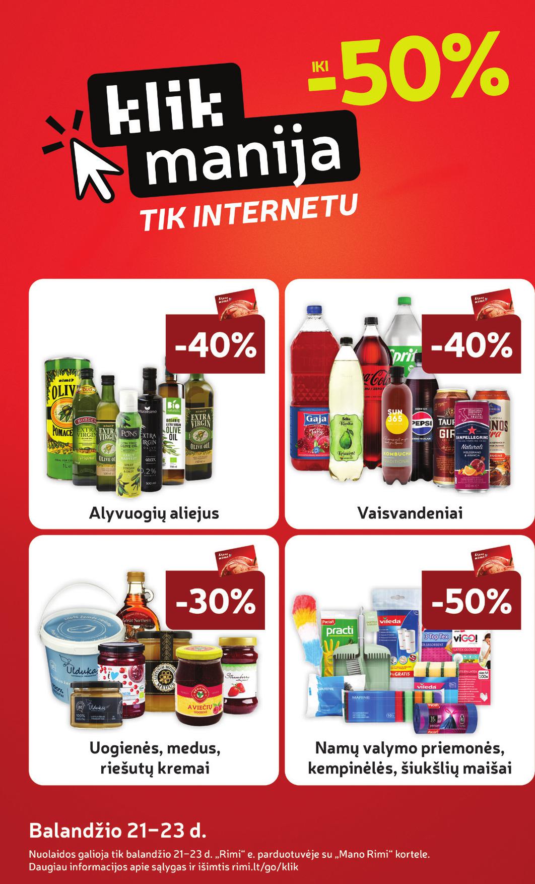 Naujausias RIMI kaininis katalogas 2026.04.21 - 2026.04.27