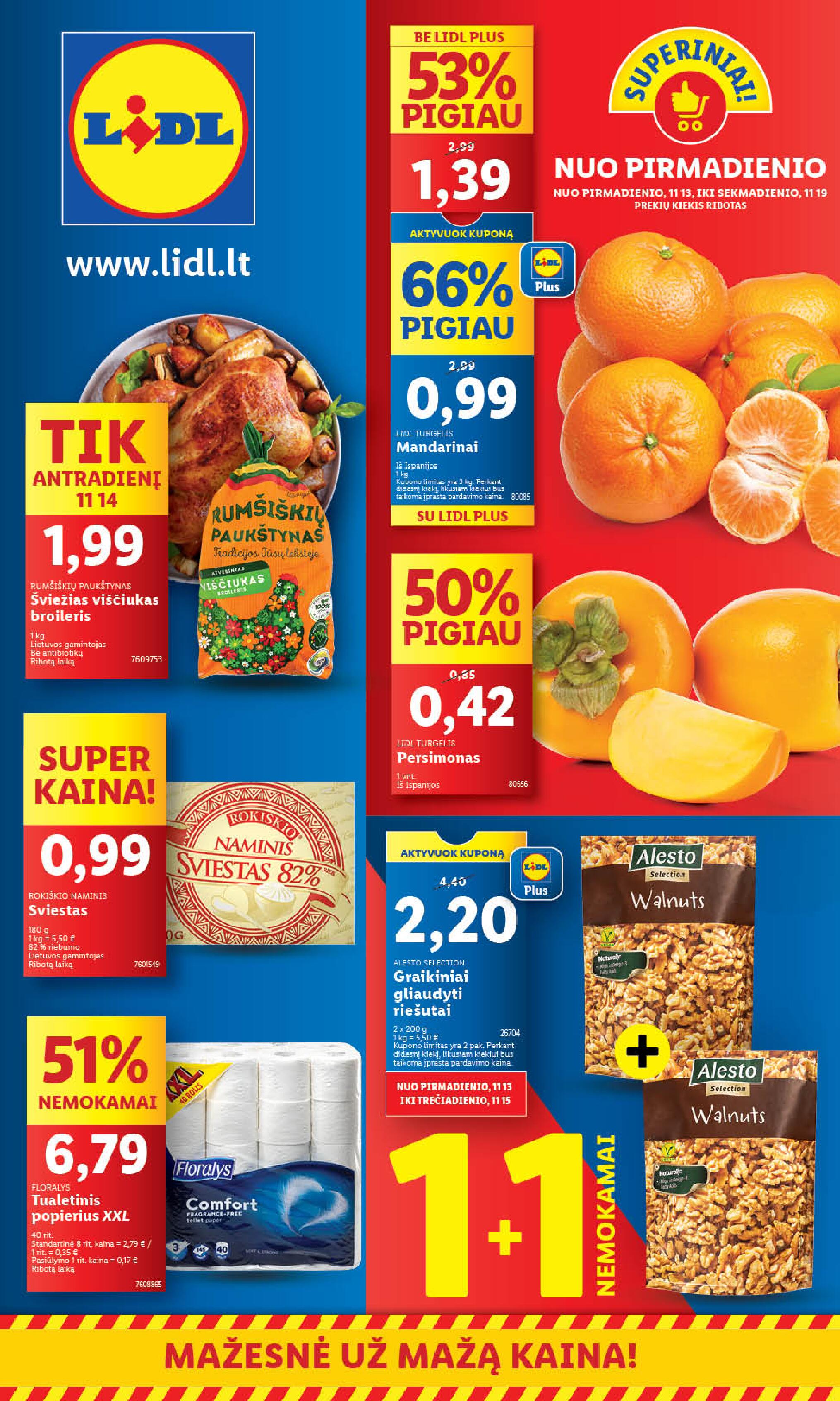 Naujausias LIDL kaininis katalogas 2023.11.13 - 2023.11.19