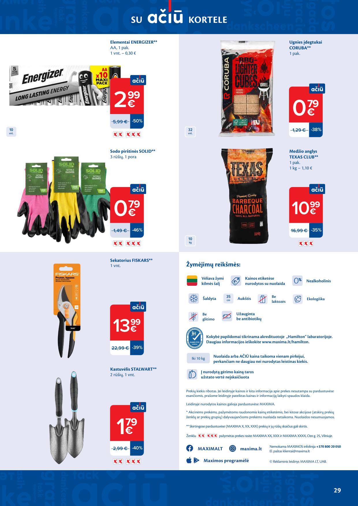 Naujausias MAXIMA kaininis katalogas 2026.03.10 - 2026.03.16