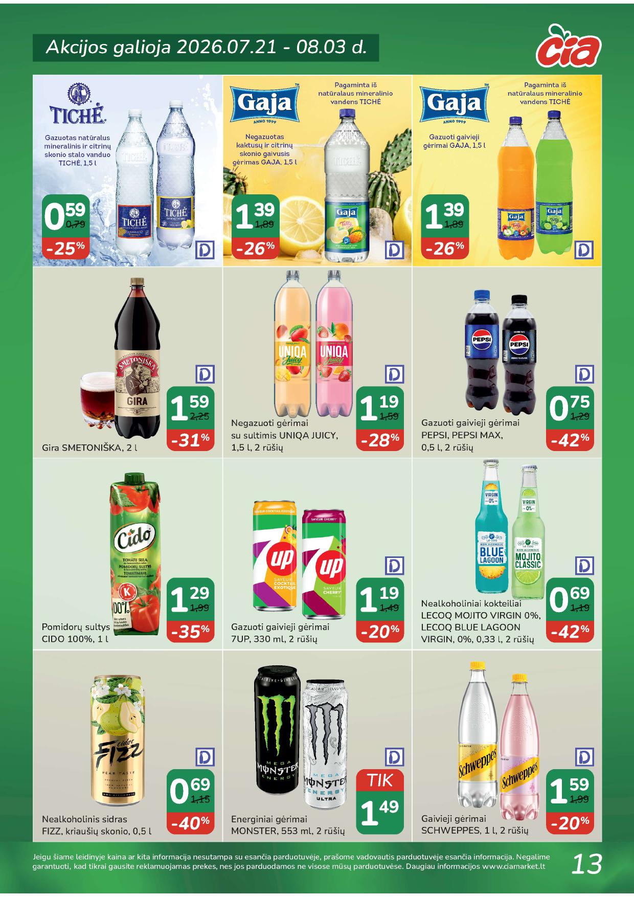 Naujas ČIA leidinys nuo 2026.07.21 iki 2026.08.03