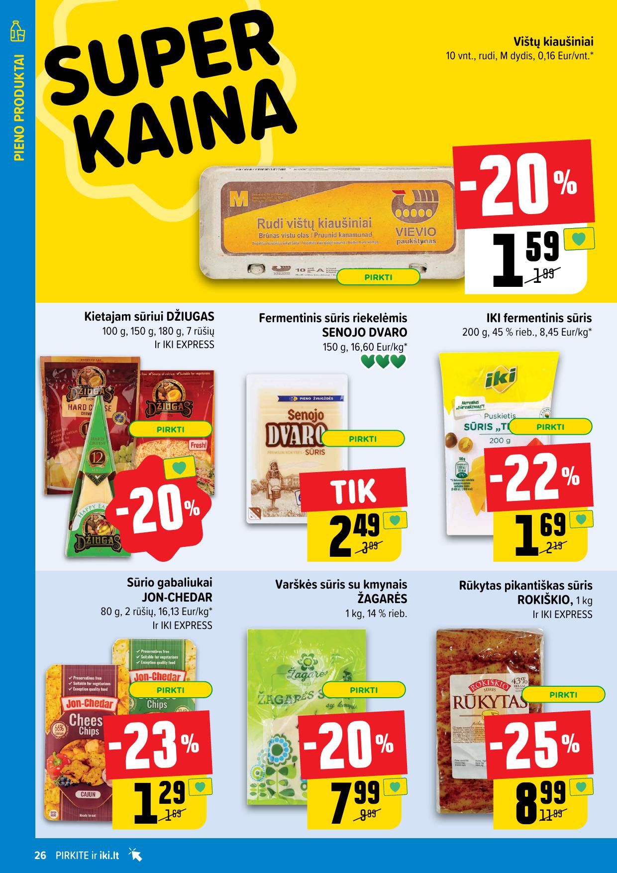 Naujausias IKI kaininis katalogas 2025.01.06 - 2025.01.12