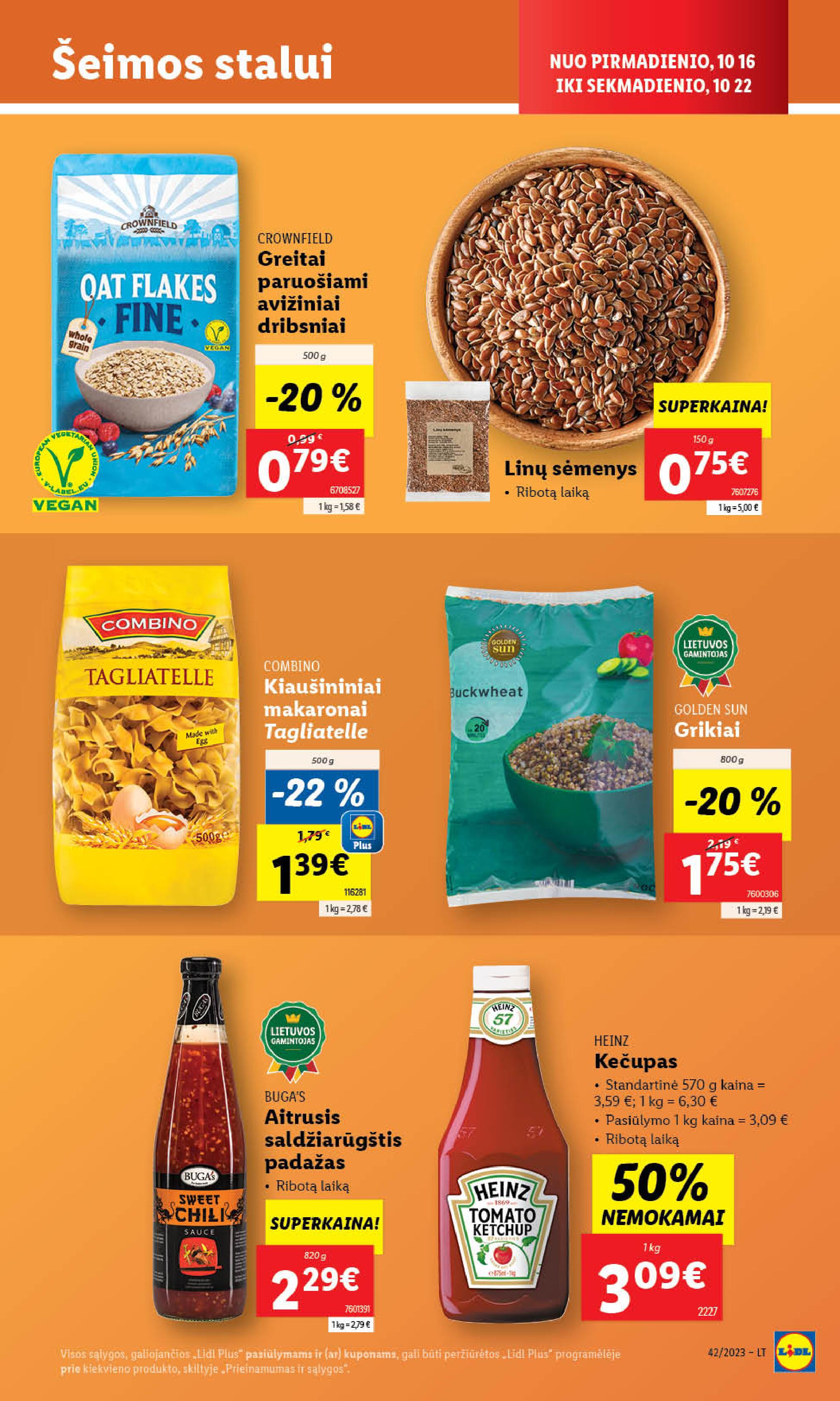 Naujausias LIDL kaininis katalogas 2023.10.16 - 2023.10.22
