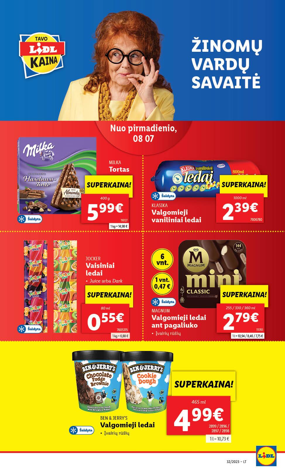 Naujausias LIDL kaininis katalogas 2023.08.07 - 2023.08.13