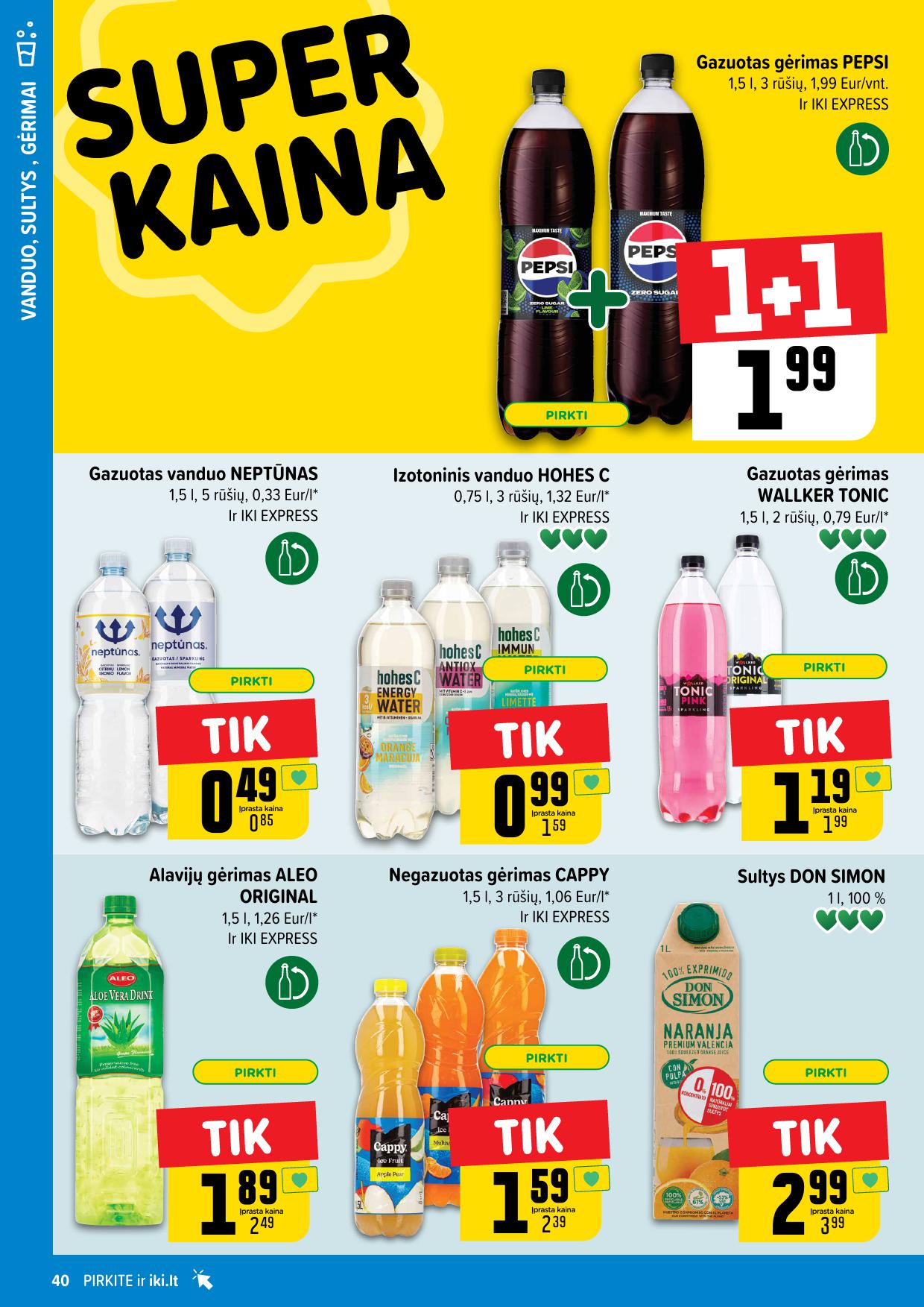 Naujausias IKI kaininis katalogas 2025.01.06 - 2025.01.12