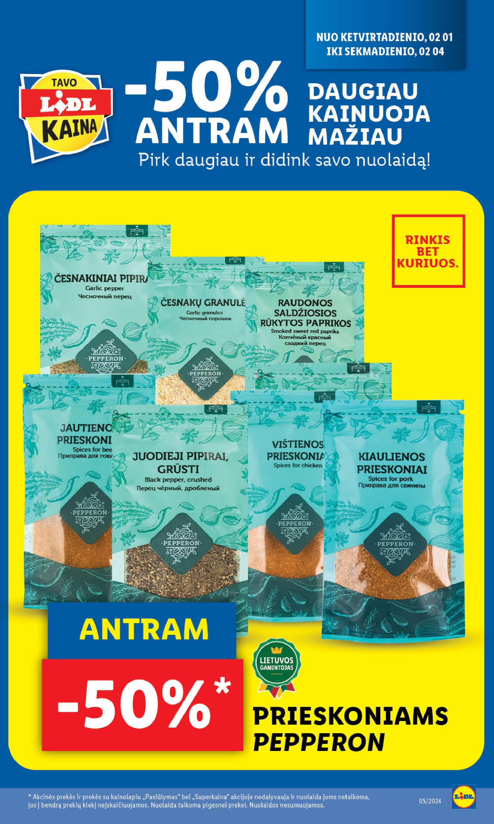 Naujausias LIDL kaininis katalogas 2024.01.29 - 2024.02.04