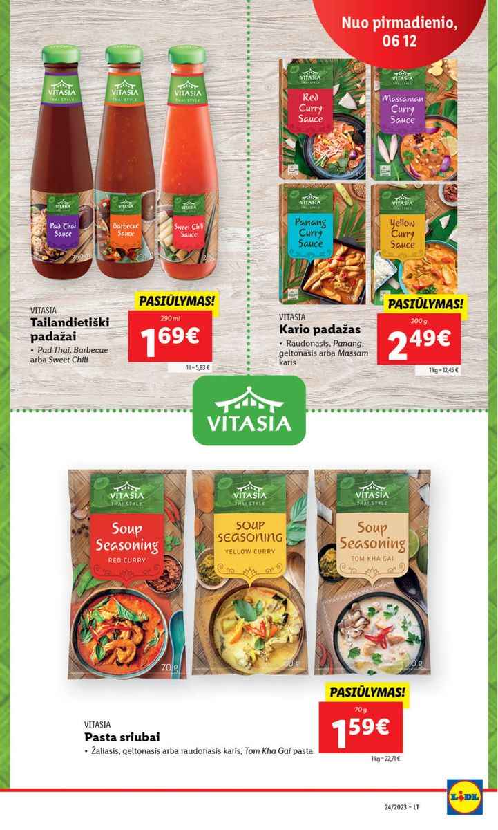 Naujausias LIDL kaininis katalogas 2023.06.12 - 2023.06.18