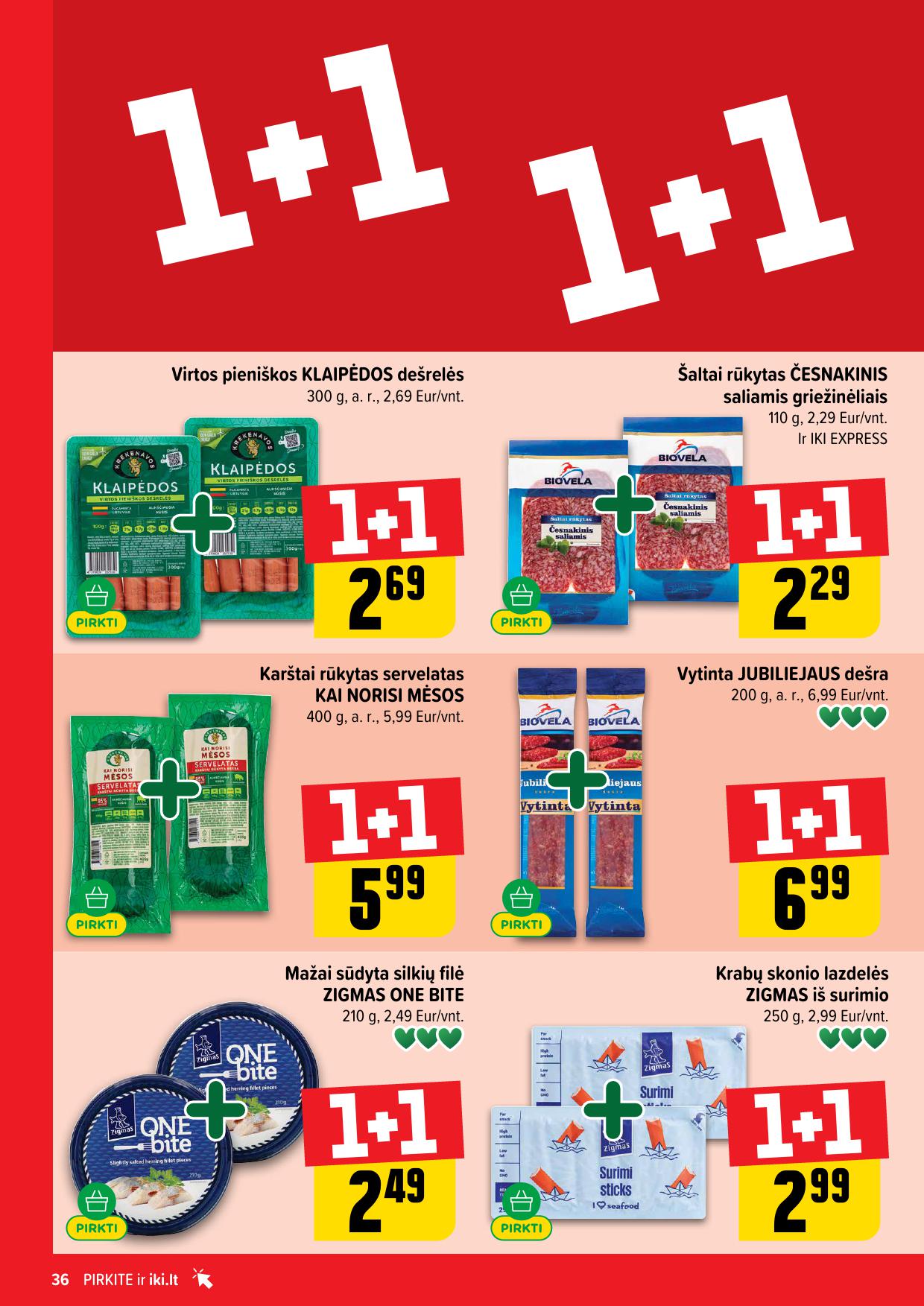 Naujausias IKI kaininis katalogas 2026.04.06 - 2026.04.12