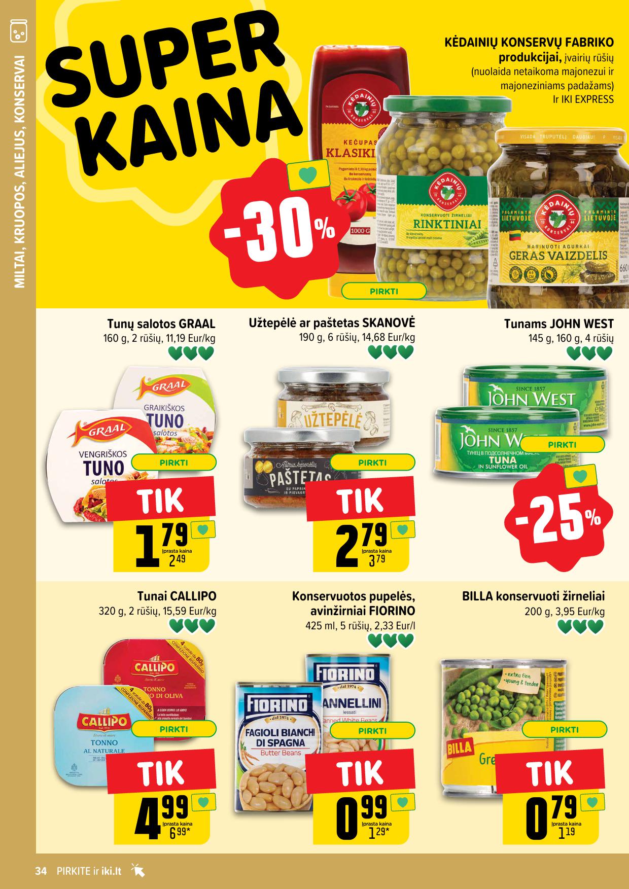 Naujausias IKI kaininis katalogas 2024.07.15 - 2024.07.21