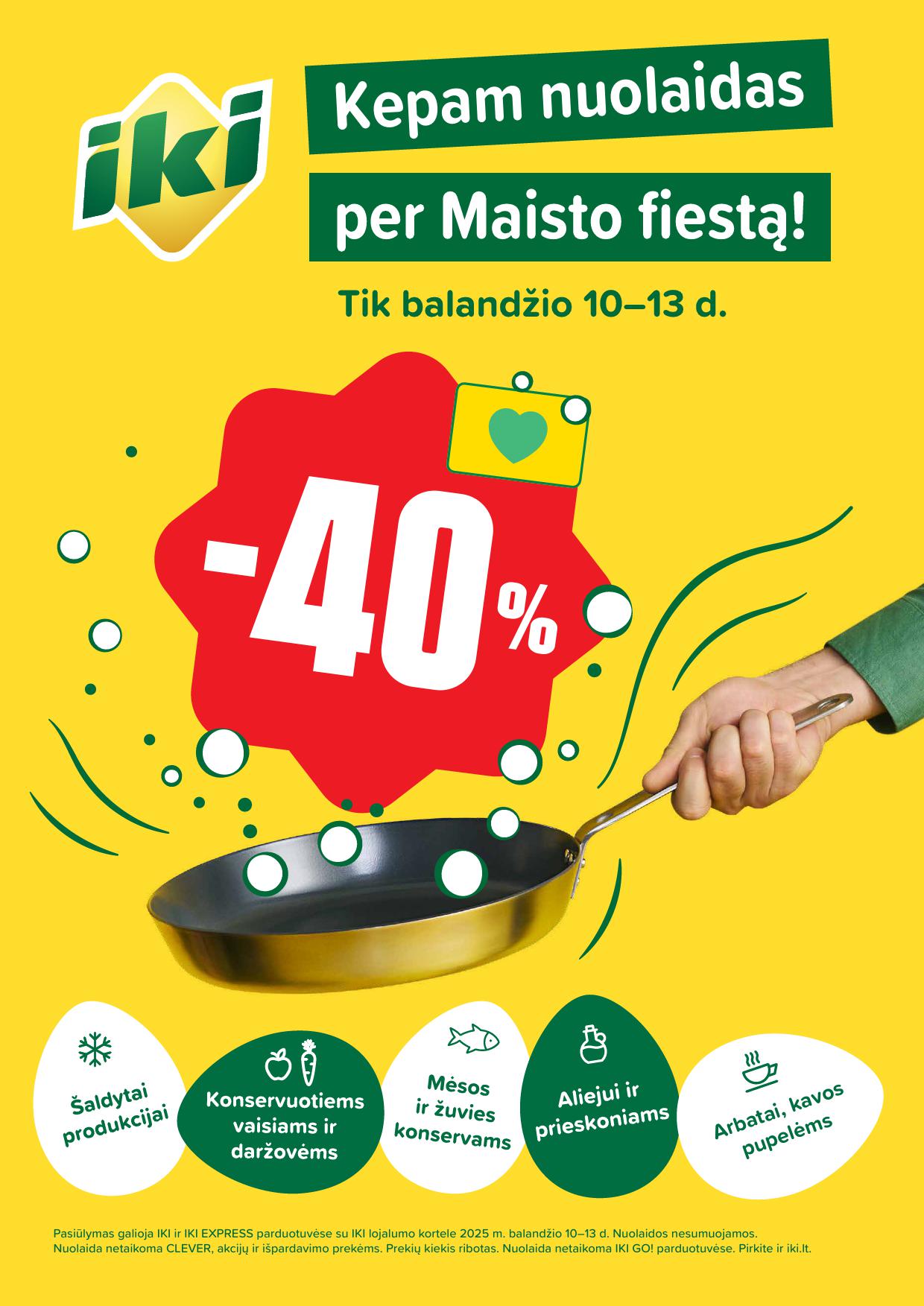 Naujausias IKI kaininis katalogas 2025.04.07 - 2025.04.13