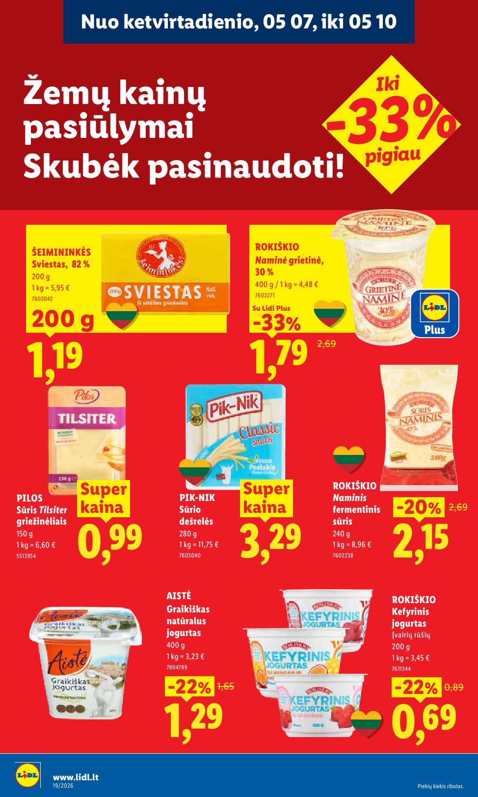Naujausias LIDL kaininis katalogas 2026.05.04 - 2026.05.10