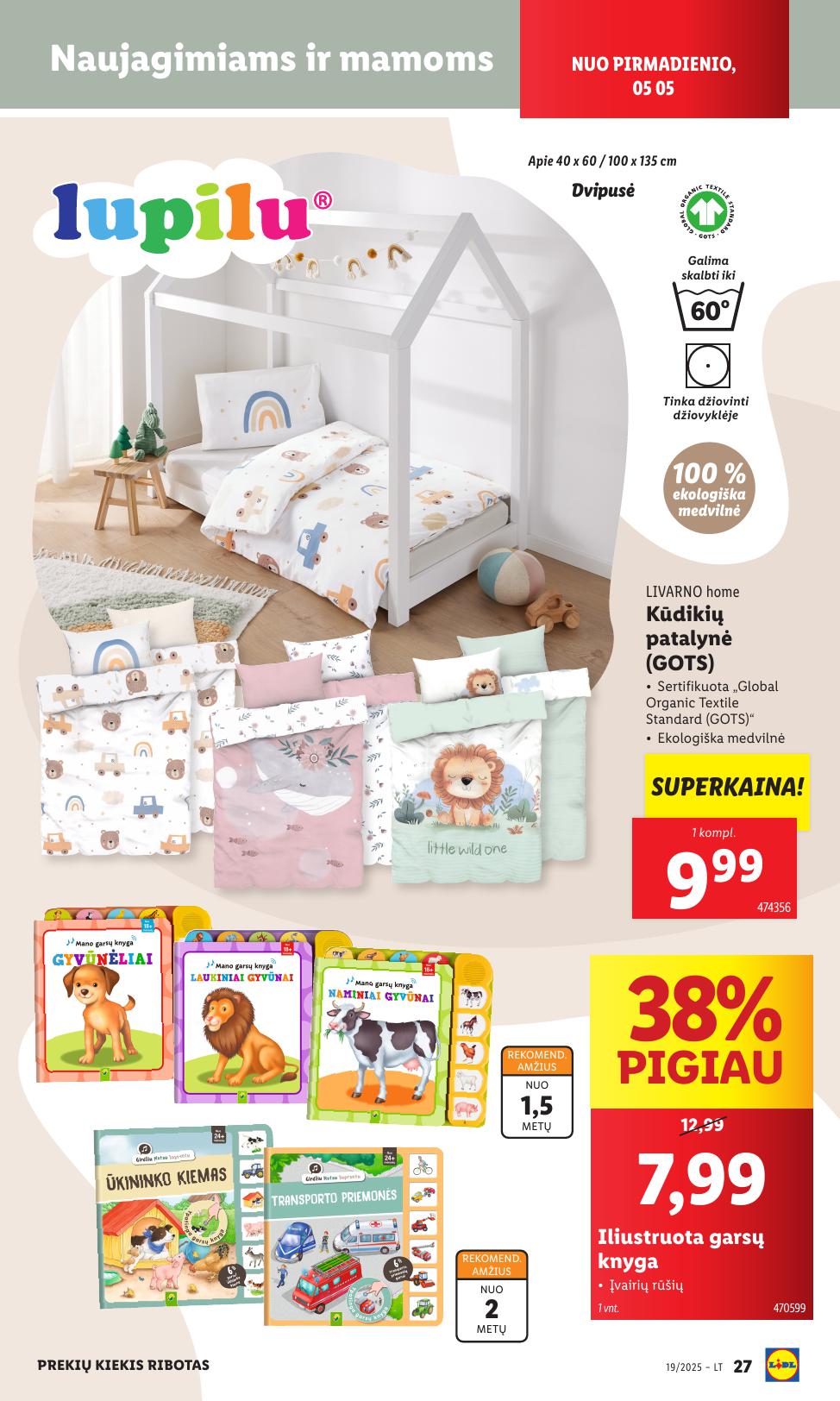 LIDL ne maisto prekių leidinys 2025.05.05 - 2025.05.11