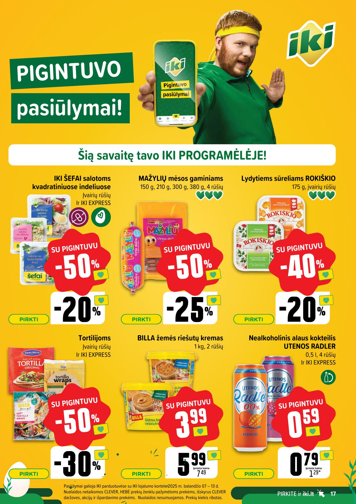 Naujausias IKI kaininis katalogas 2025.04.07 - 2025.04.13