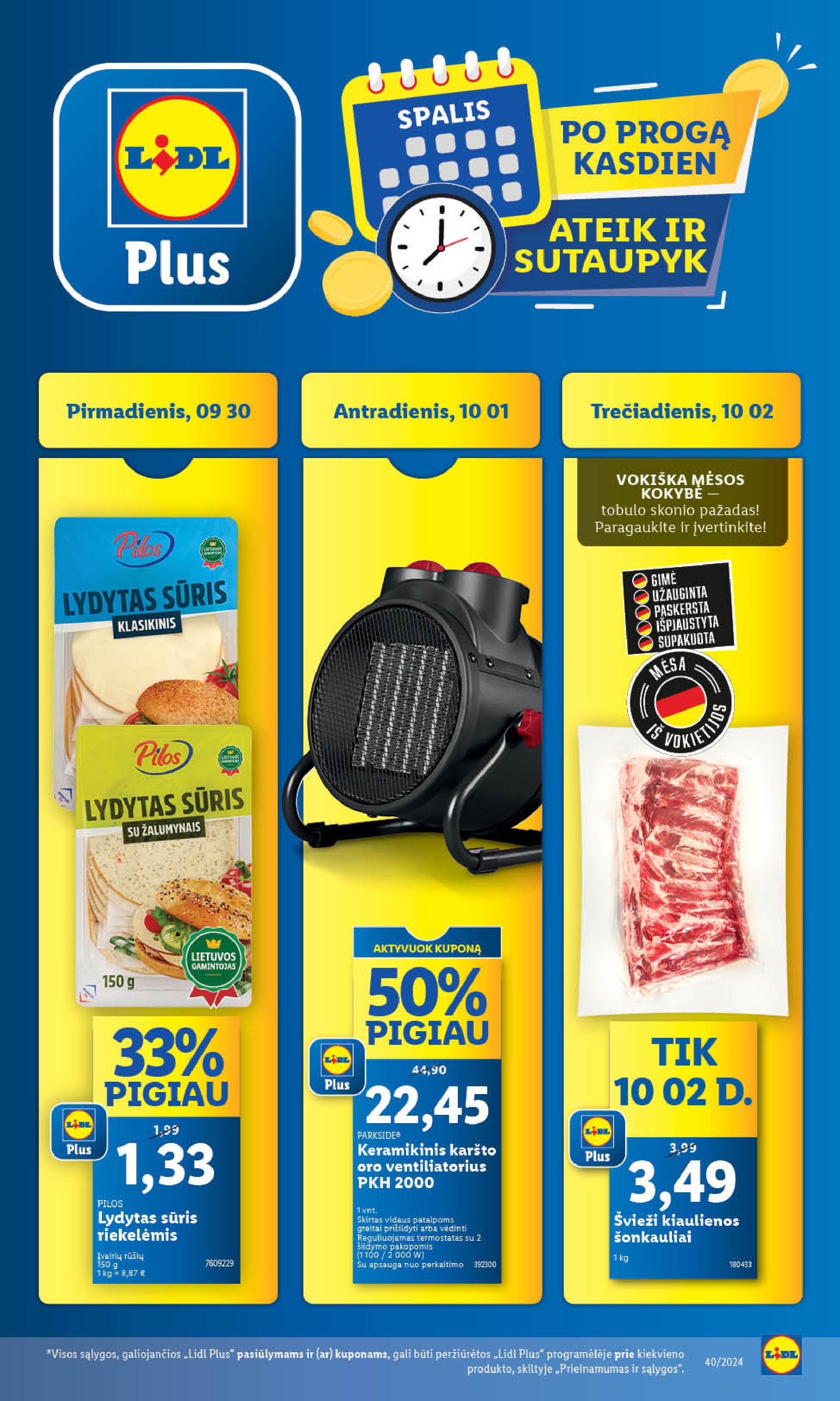 Naujausias LIDL kaininis katalogas 2024.09.30 - 2024.10.06