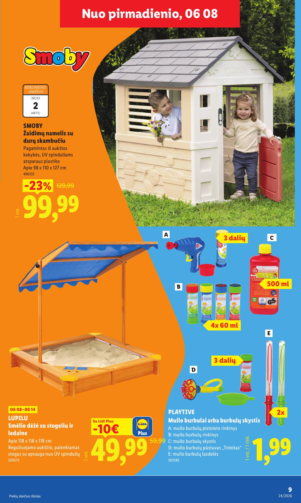 LIDL ne maisto prekių leidinys 2026.06.08 - 2026.06.14