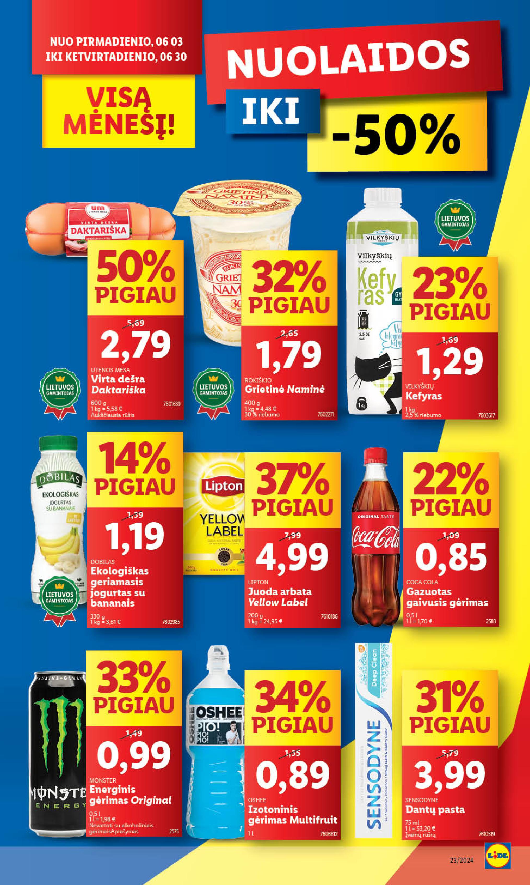Naujausias LIDL kaininis katalogas 2024.06.03 - 2024.06.09