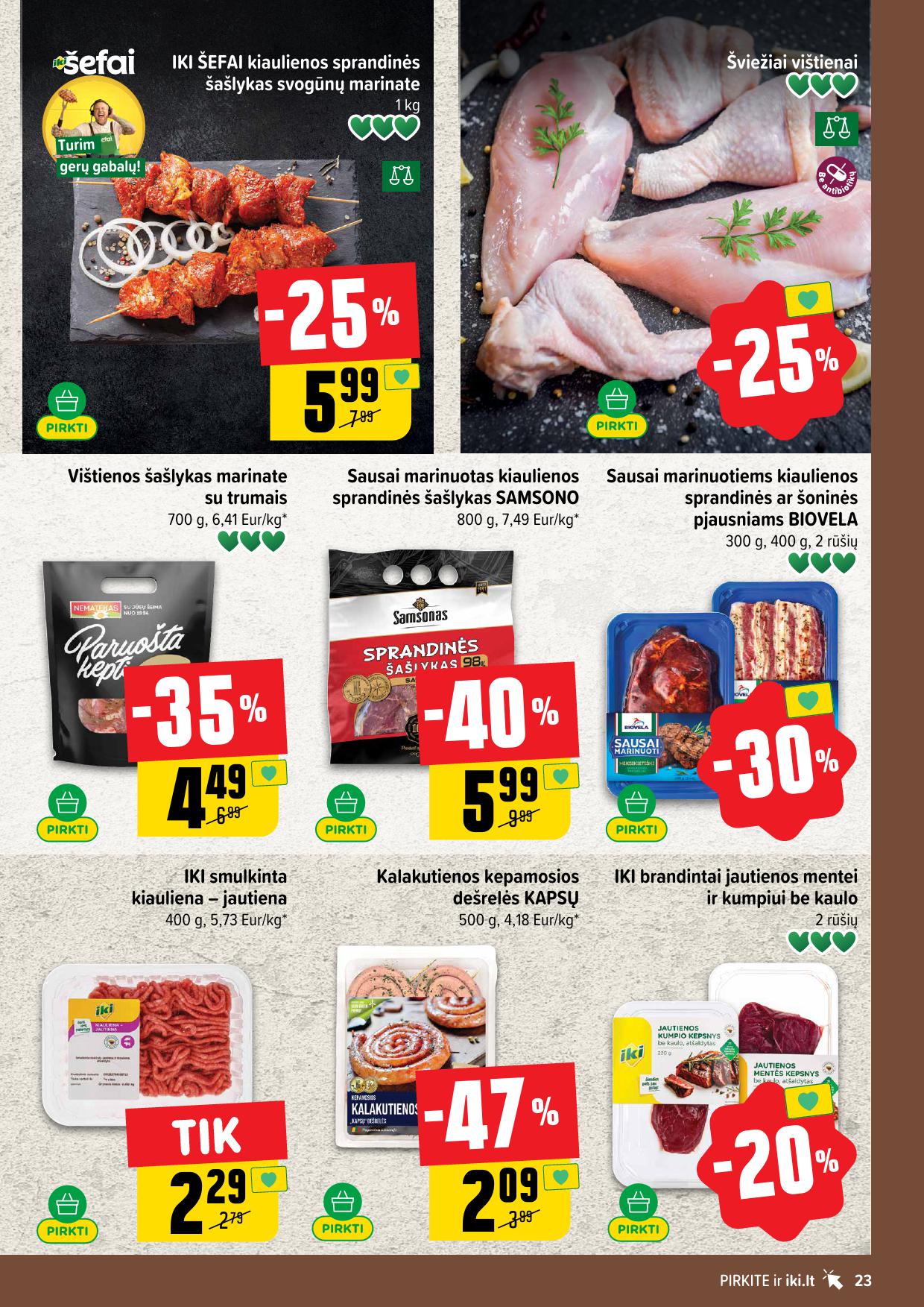IKI SAVAITĖLĖ akcijų ir nuolaidų leidinys Nr.24 2026.06.08 - 2026.06.14