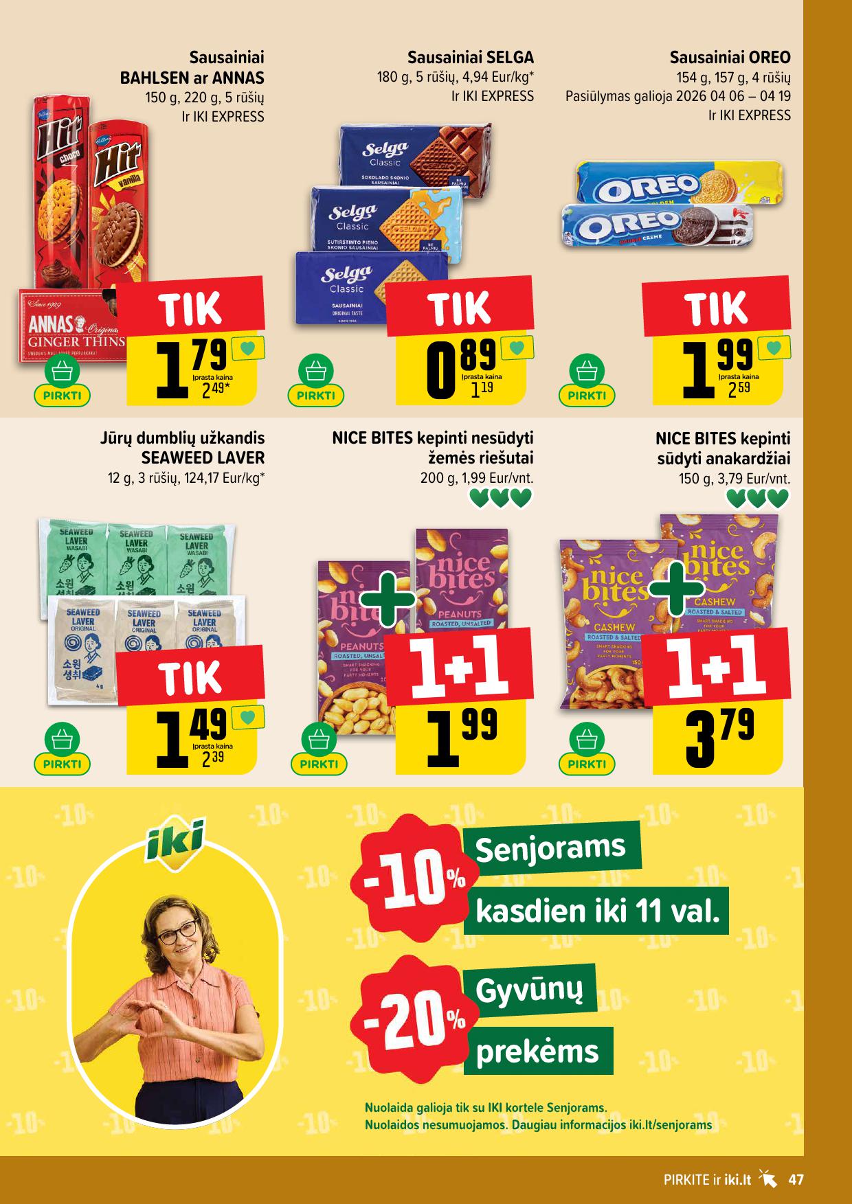 Naujausias IKI kaininis katalogas 2026.04.13 - 2026.04.19