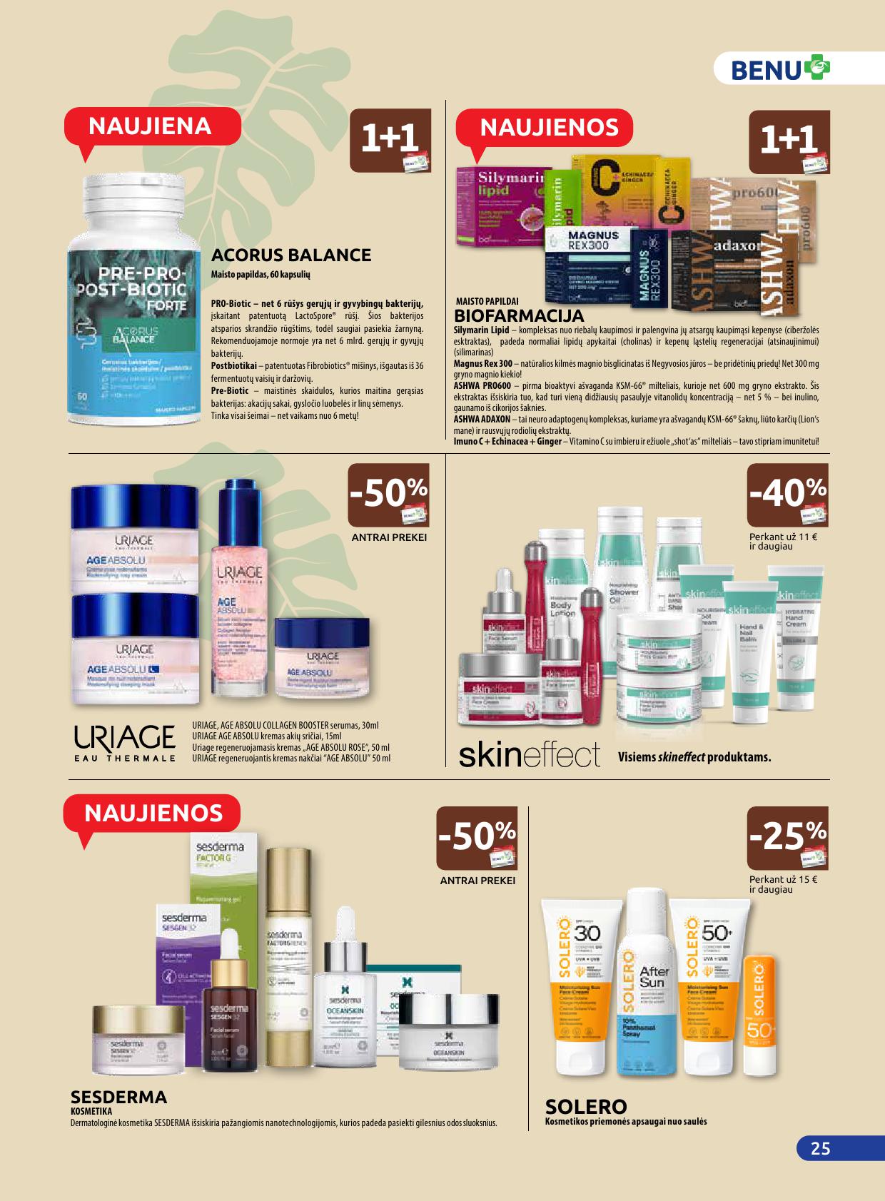 BENU vaistinės akcijų ir nuolaidų leidinys 2026.04.01 - 2026.04.30