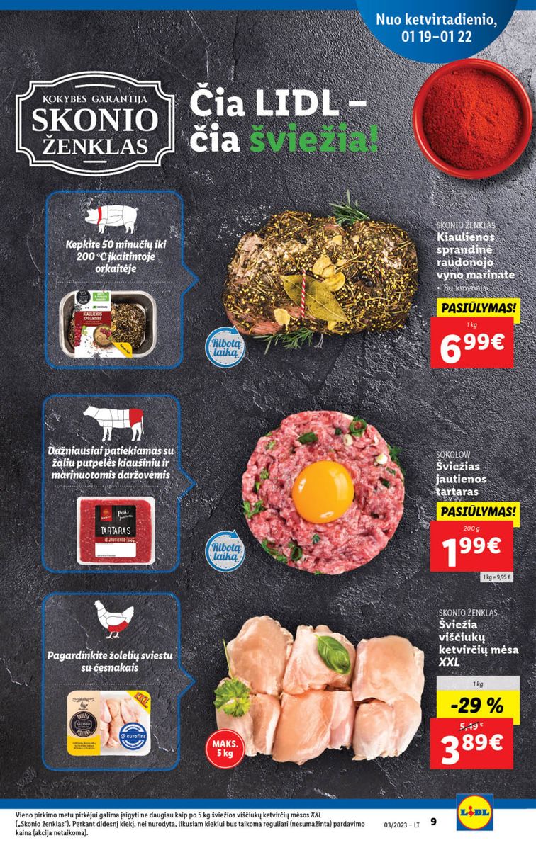 Naujausias LIDL kaininis katalogas 2023.01.16 - 2023.01.22