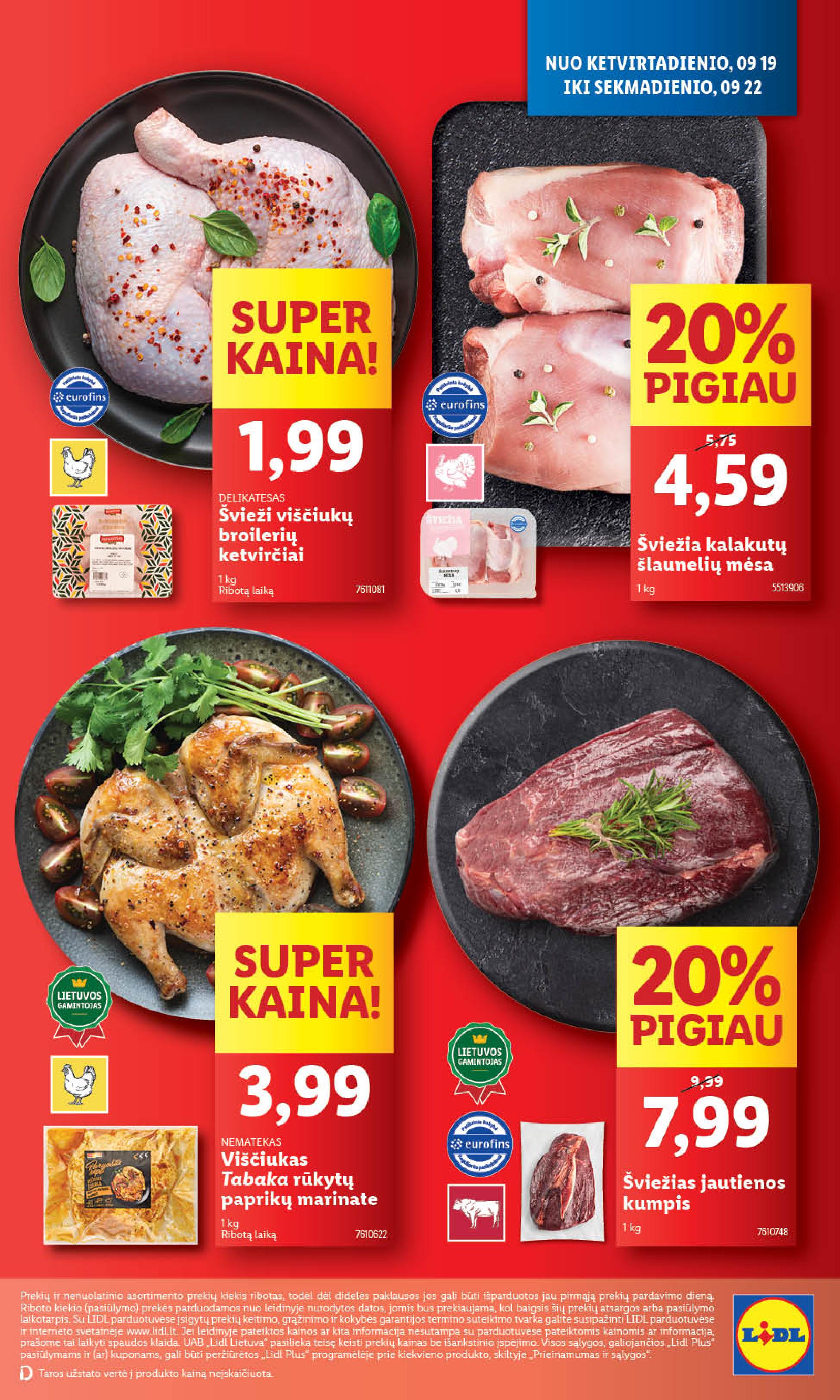 Naujausias LIDL kaininis katalogas 2024.09.16 - 2024.09.22