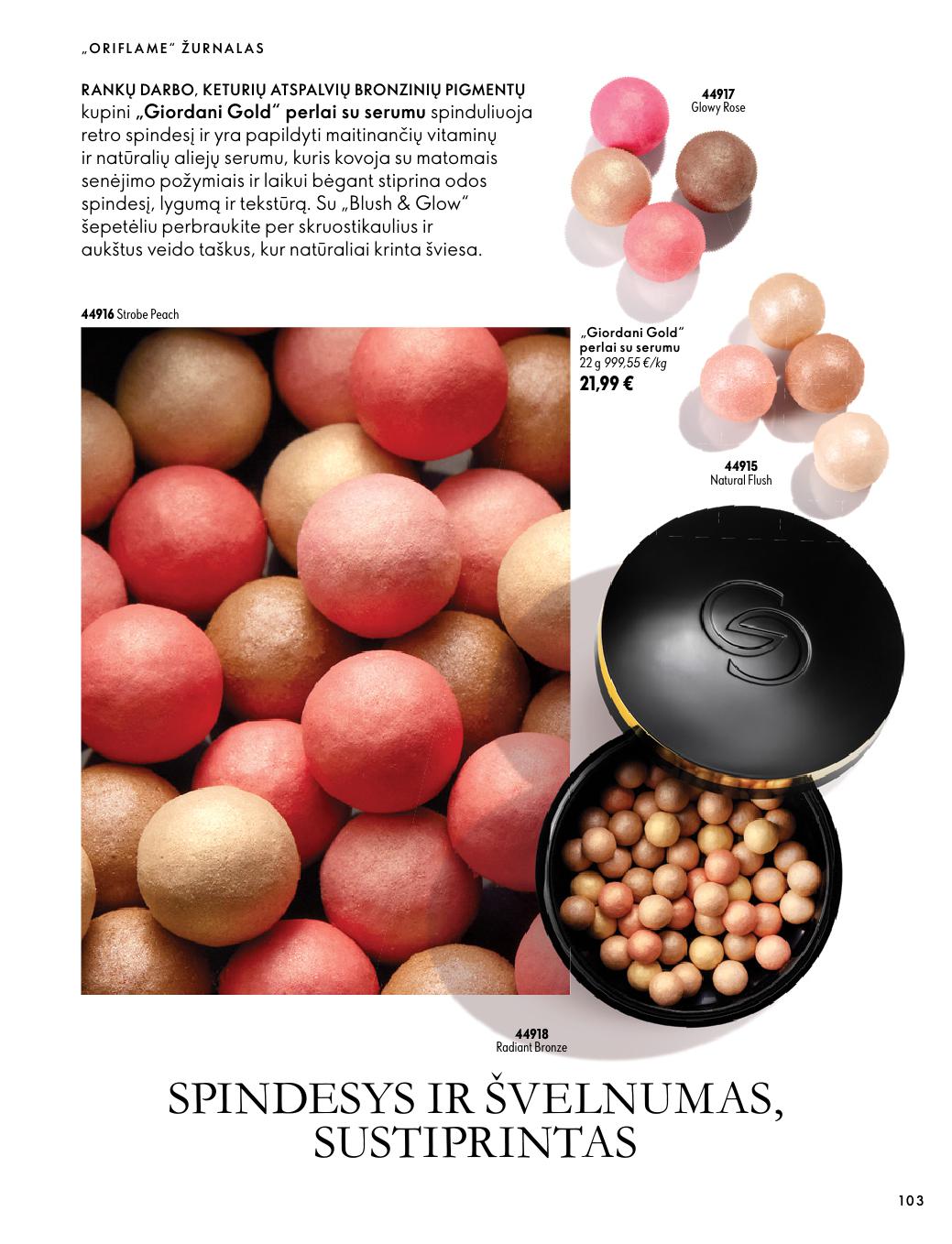 Naujas ORIFLAME katalogas galioja 2026.10.07 - 2026.11.17