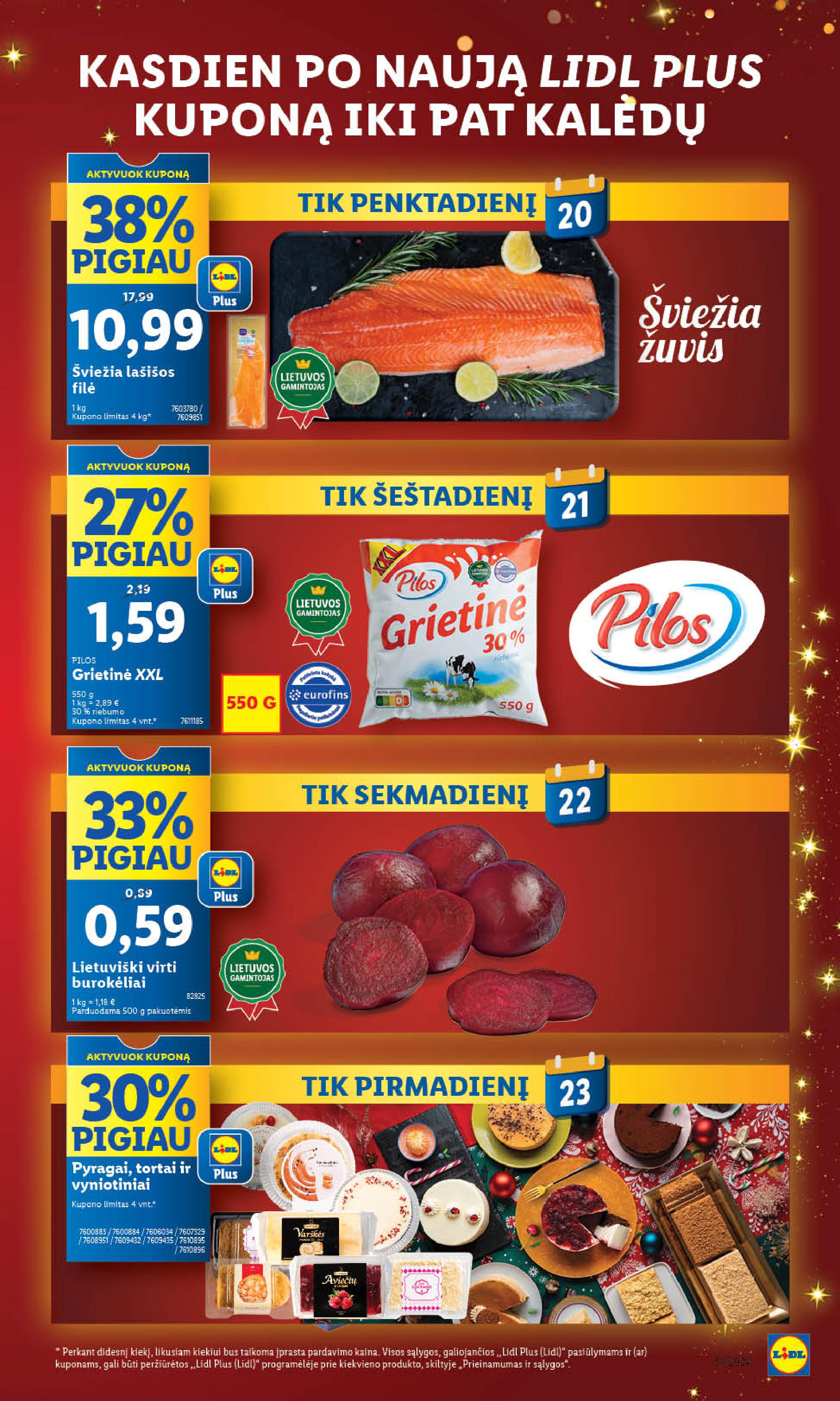 Naujausias LIDL kaininis katalogas 2024.12.16 - 2024.12.24