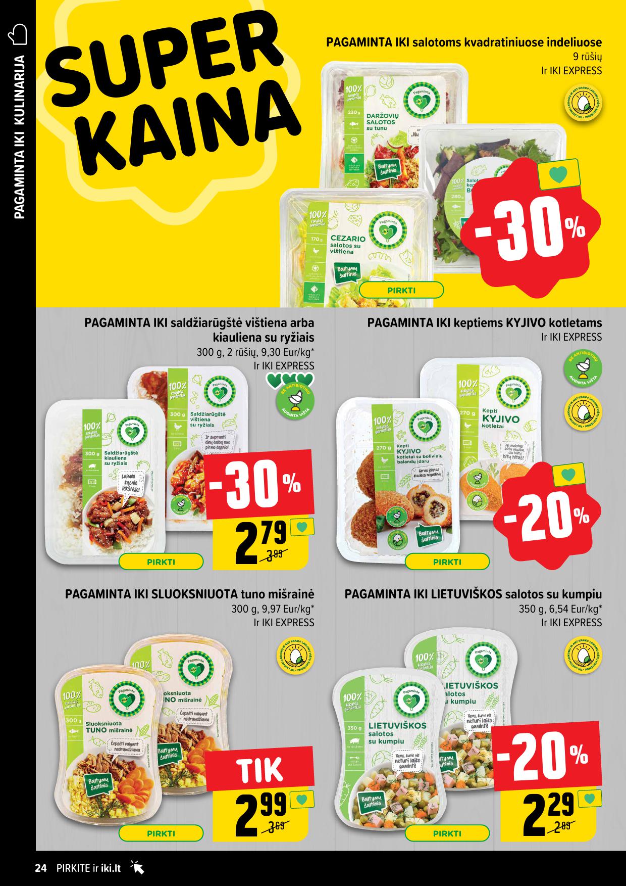Naujausias IKI kaininis katalogas 2024.11.18 - 2024.11.24