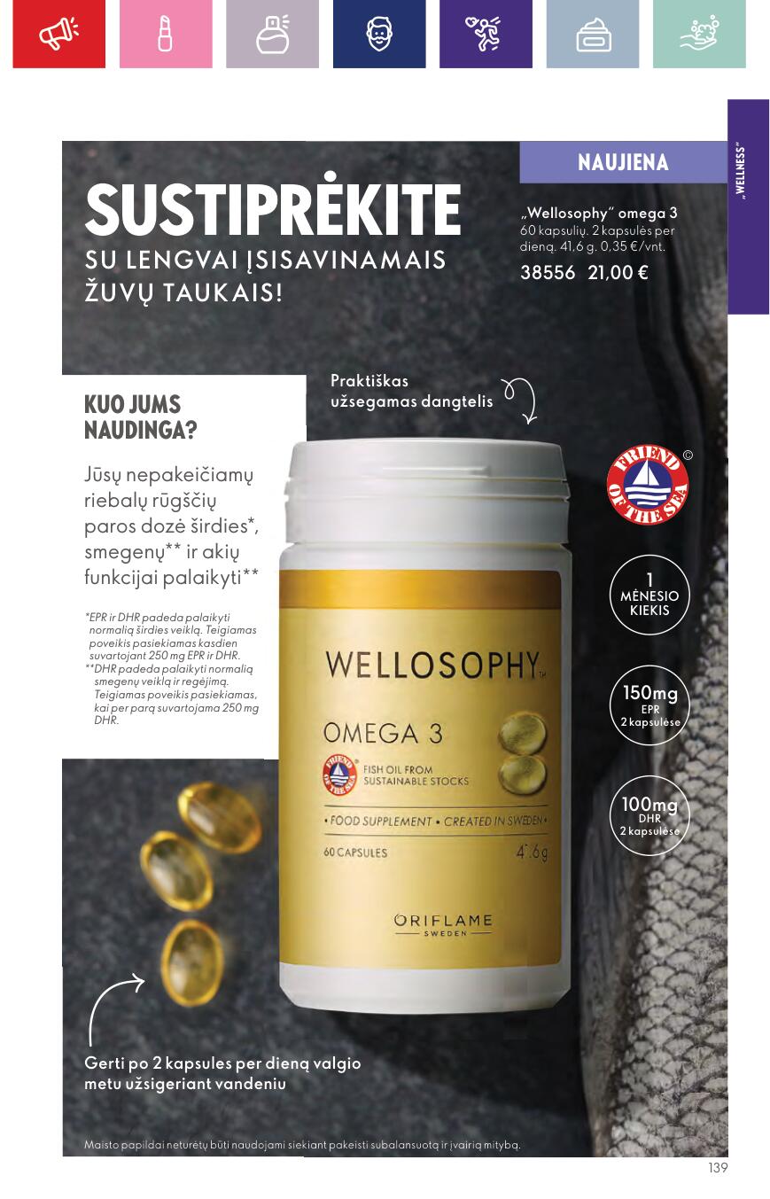 Naujas ORIFLAME katalogas galioja 2023.09.13 - 2023.10.03