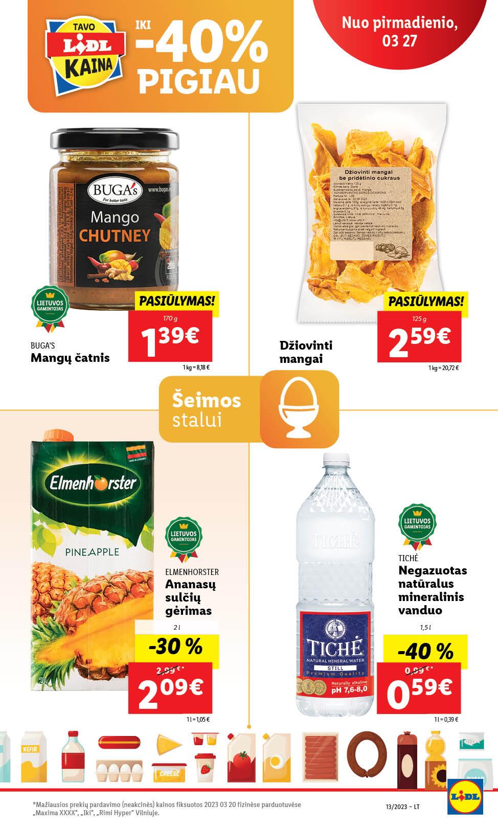 Naujausias LIDL kaininis katalogas 2023.03.16 - 2023.04.02