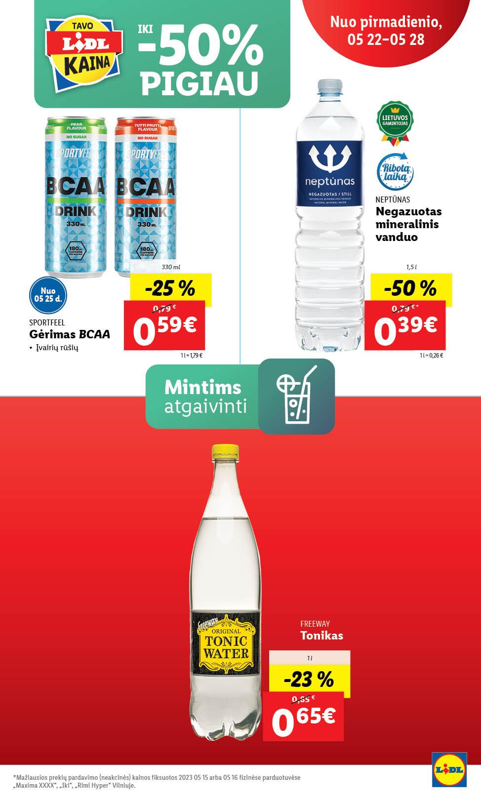 Naujausias LIDL kaininis katalogas 2023.05.22 - 2023.05.28
