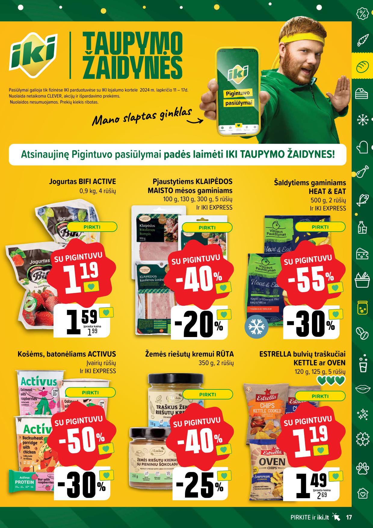 Naujausias IKI kaininis katalogas 2024.11.11 - 2024.11.17