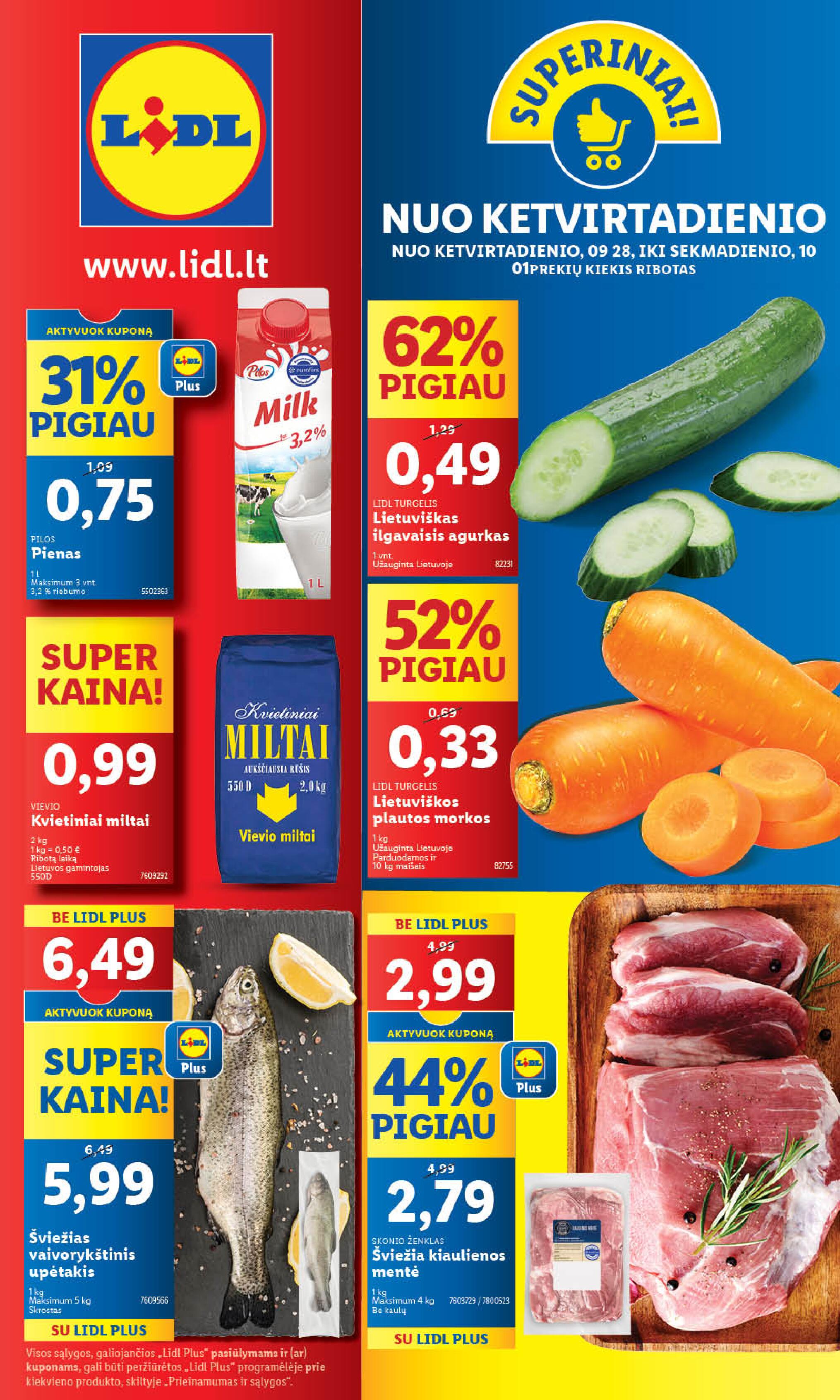 Naujausias LIDL kaininis katalogas 2023.09.25 - 2023.10.01
